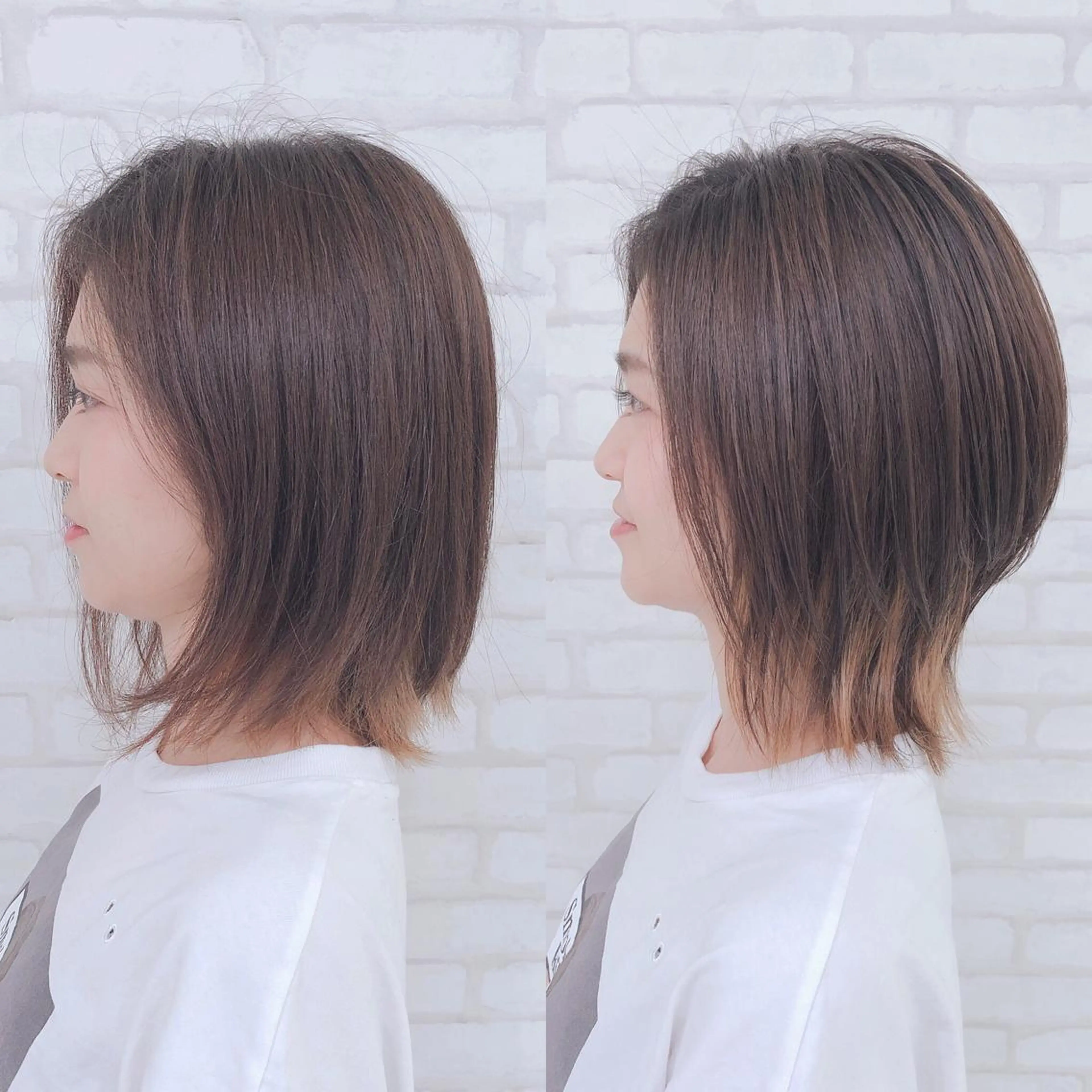 ミディアム アビリタ 警固のヘアスタイル