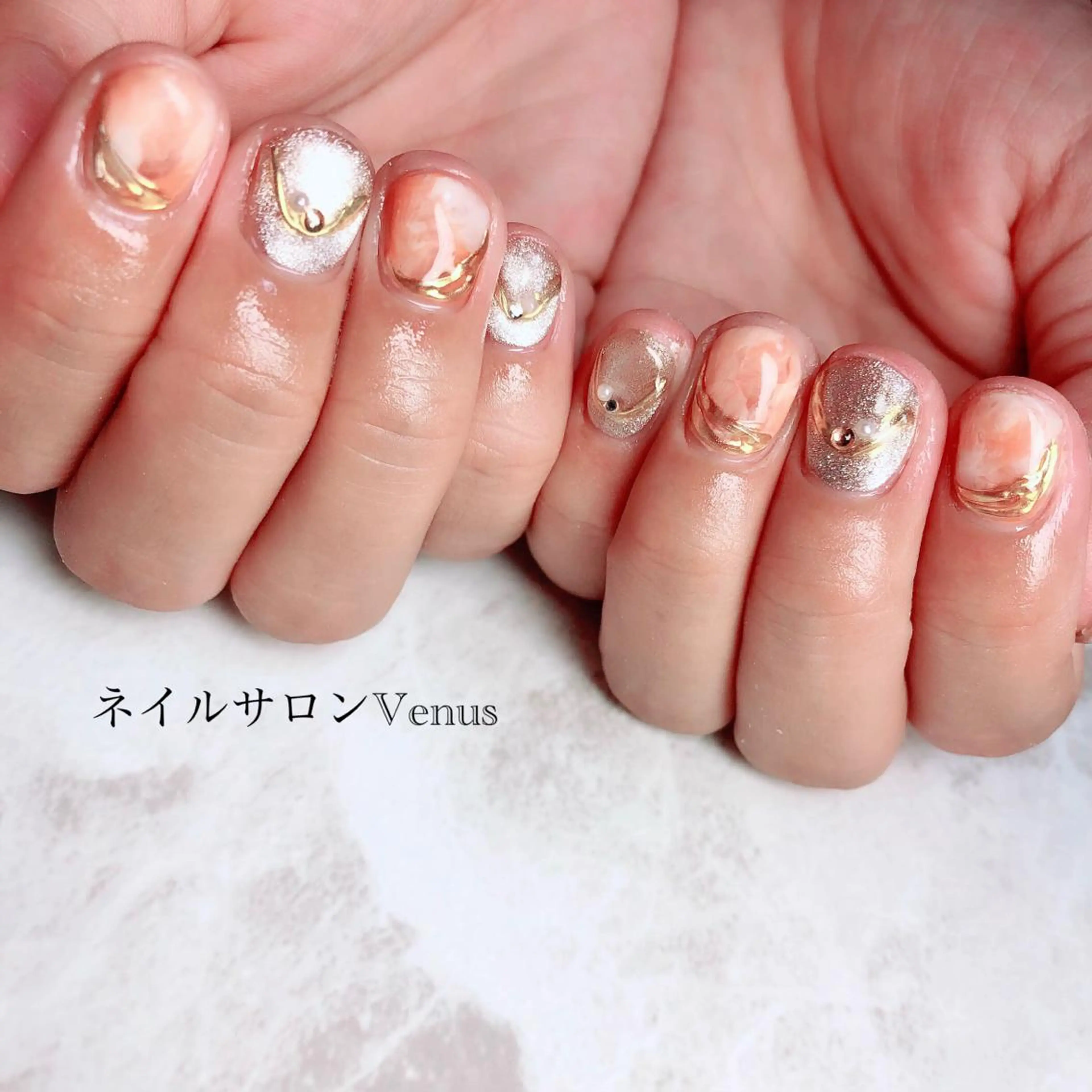 ネイル 持ち込み ハンドネイル Nail salon Venusのネイルデザイン