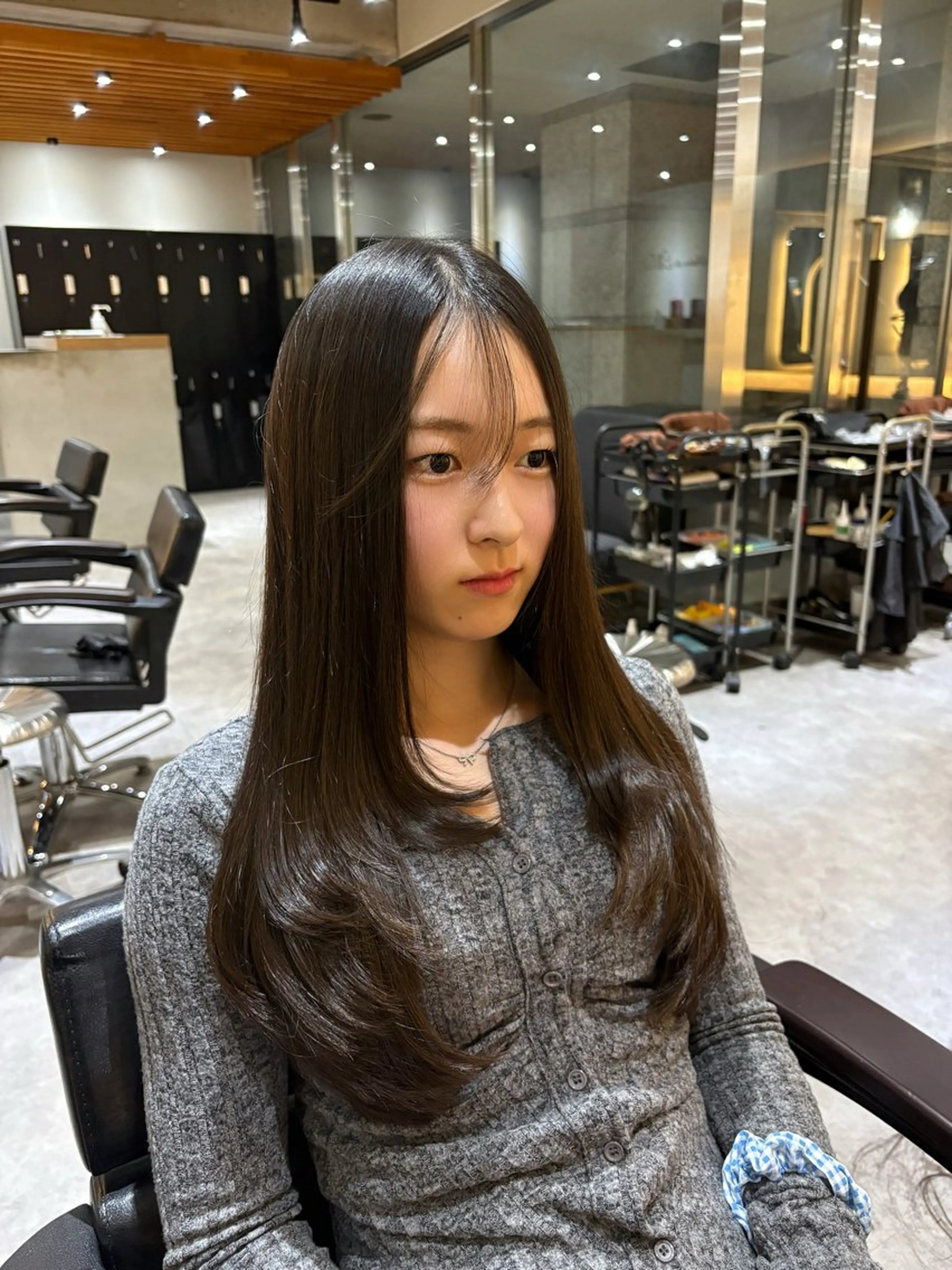 ロング レイヤーカット 🌿レイヤー/暖色/ 艶カラー/Rukiのヘアスタイル