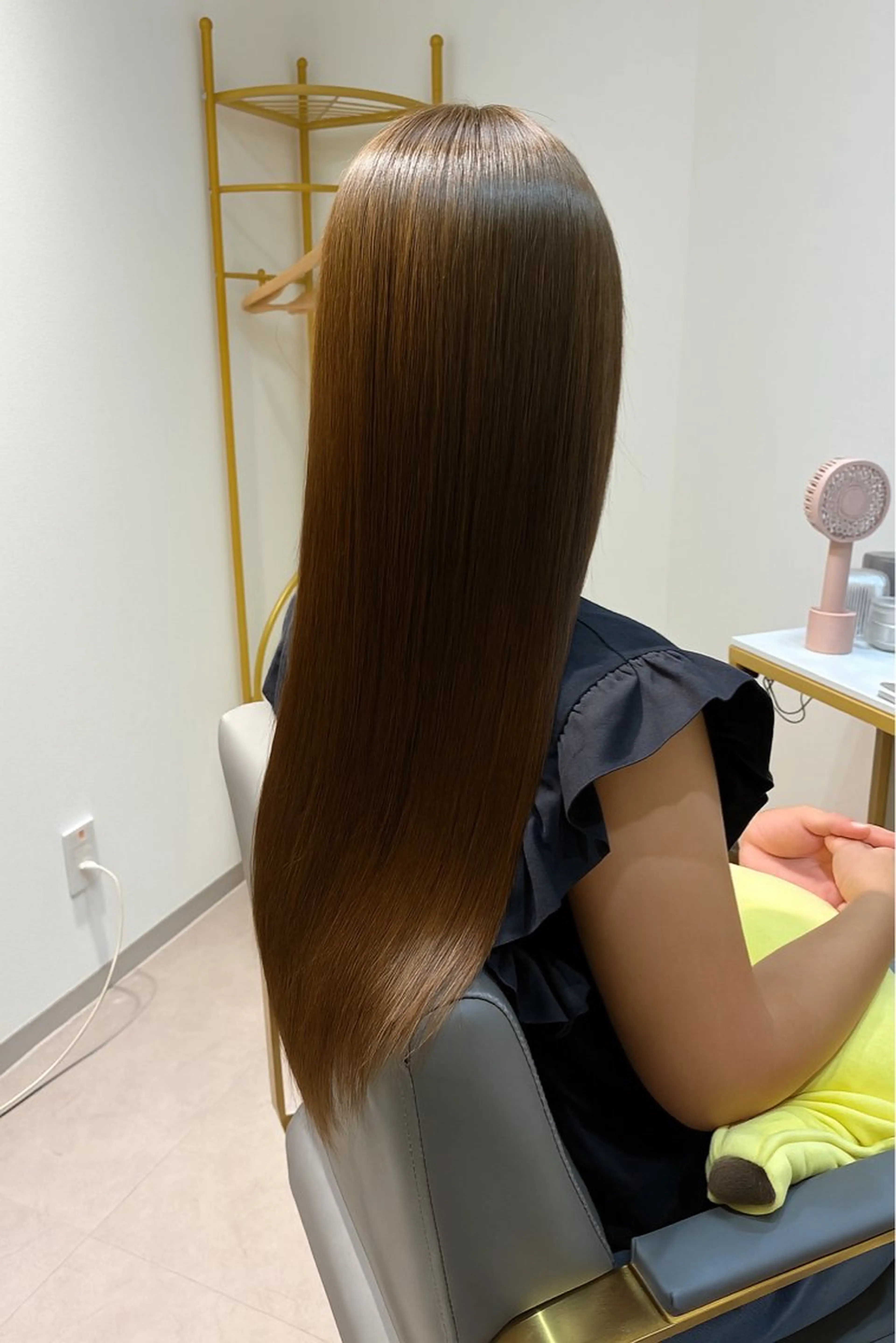 ロング ボブ ハイライト 髪質改善 韓国風ヘア レイヤーカット カット ヘアカラー トリートメント The Apartment of Solon Citta 船橋609所属・髪質改善/縮毛矯正/ 美髪/個室/ハラのヘアスタイル