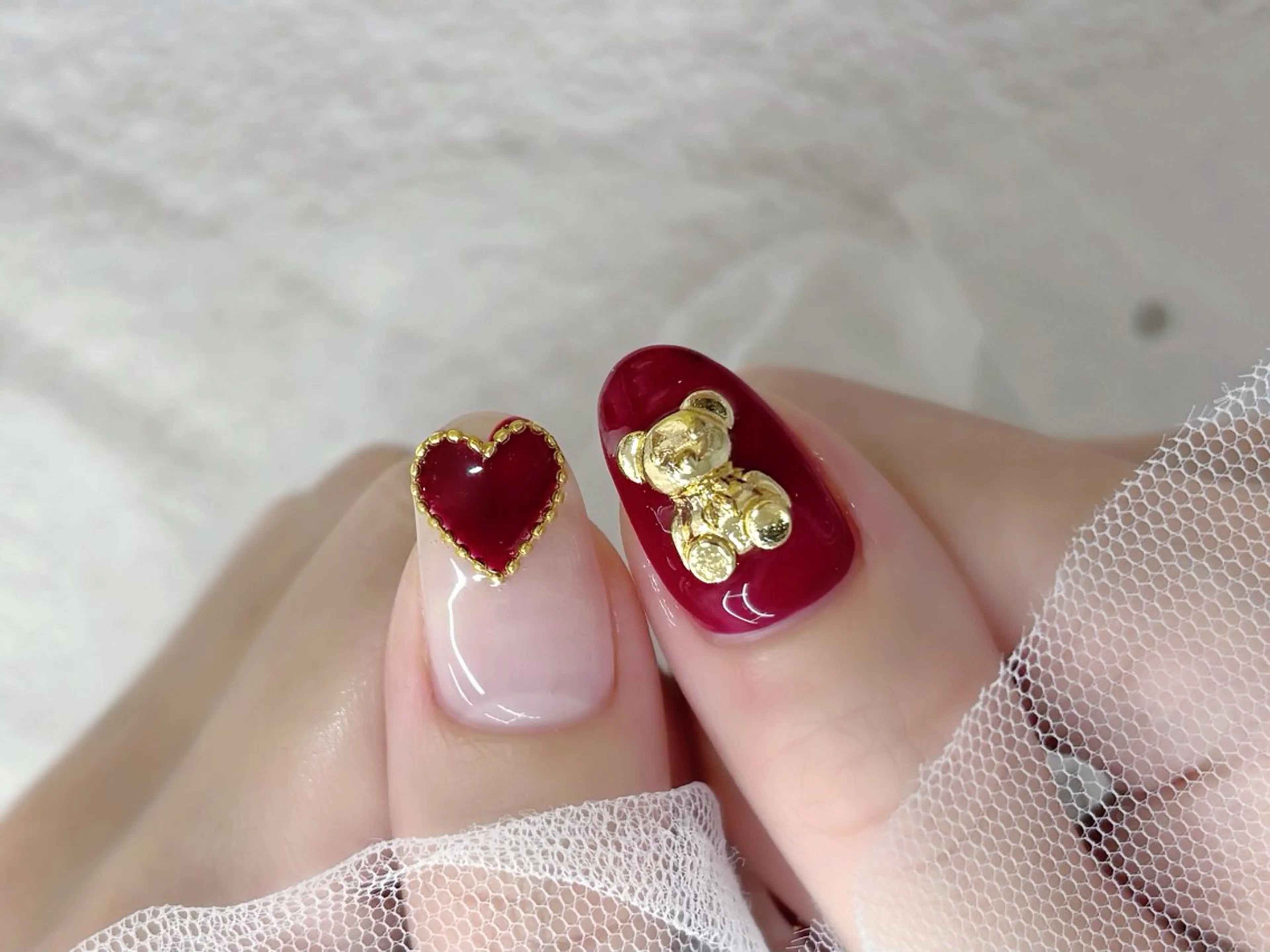 ネイル ハート NAIL SALON mi5／Momokoのネイルデザイン