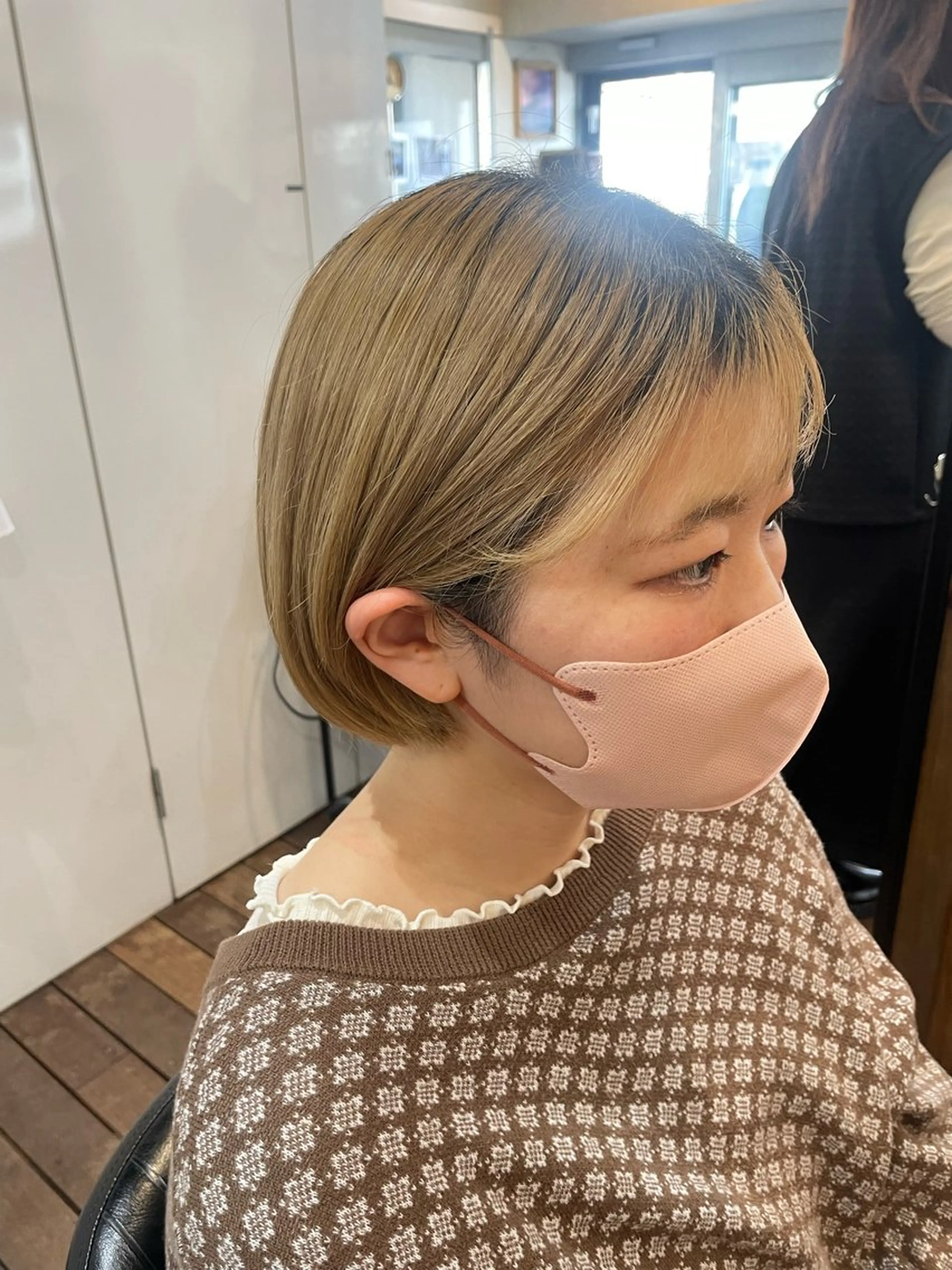 ショート ボブ アイブロウ◎ rista藤岡佳世のヘアスタイル