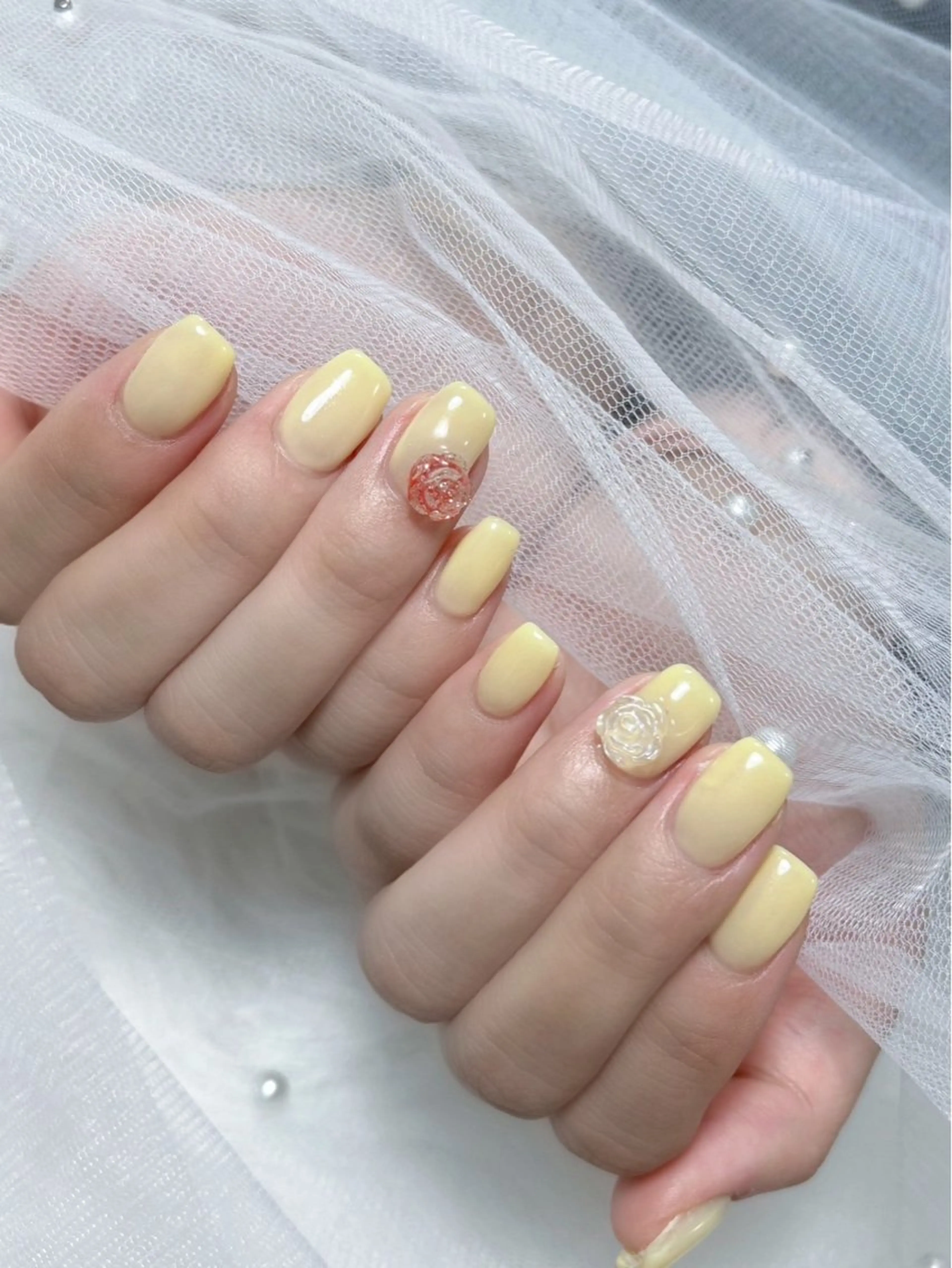 ネイル ワンカラーネイル ハンドネイル Bonheur Duex＊AIRIのネイルデザイン