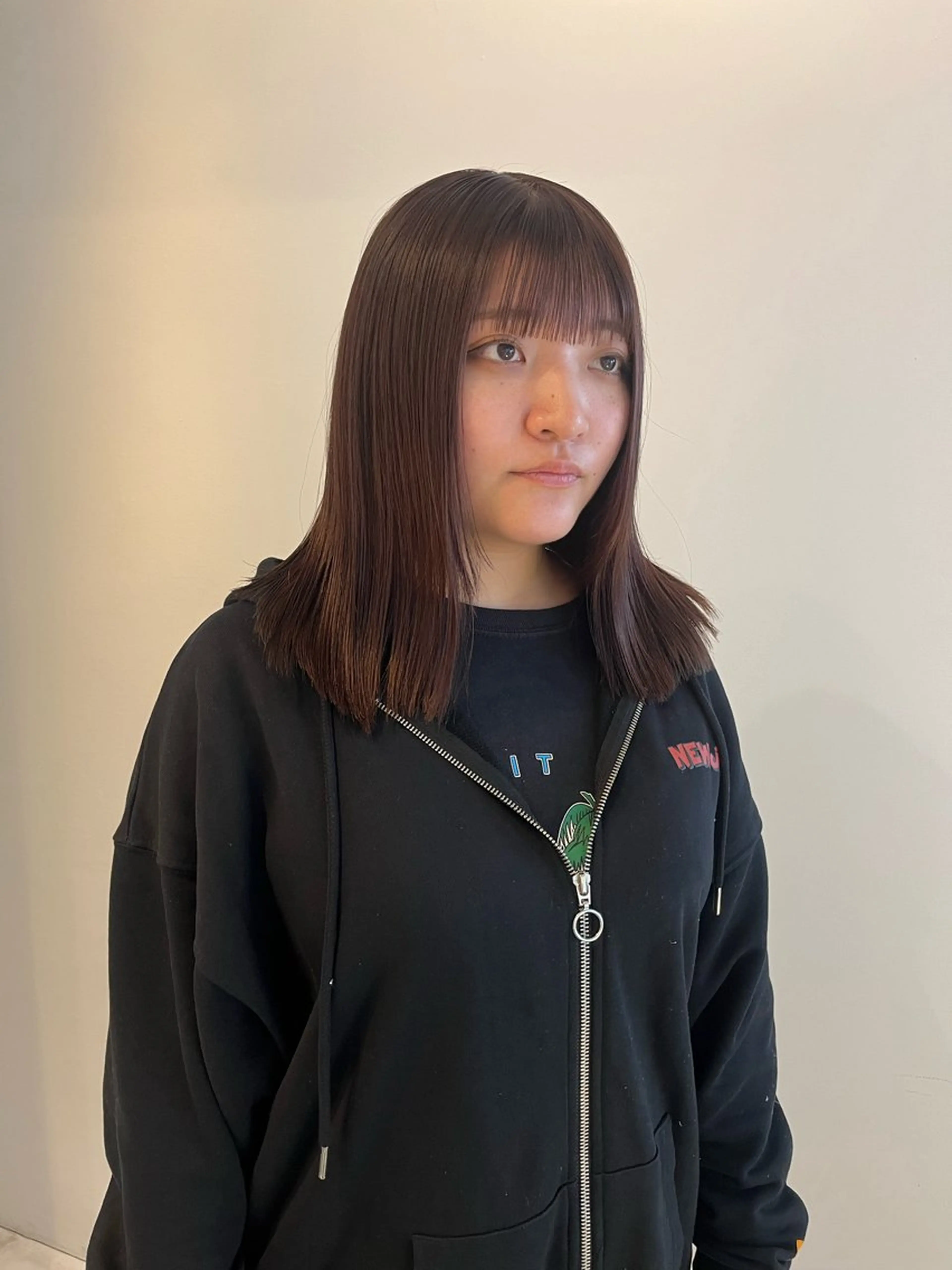 ミディアム ALLYS 渋谷店所属・最高級の艶のある カラーmei🎨のヘアスタイル