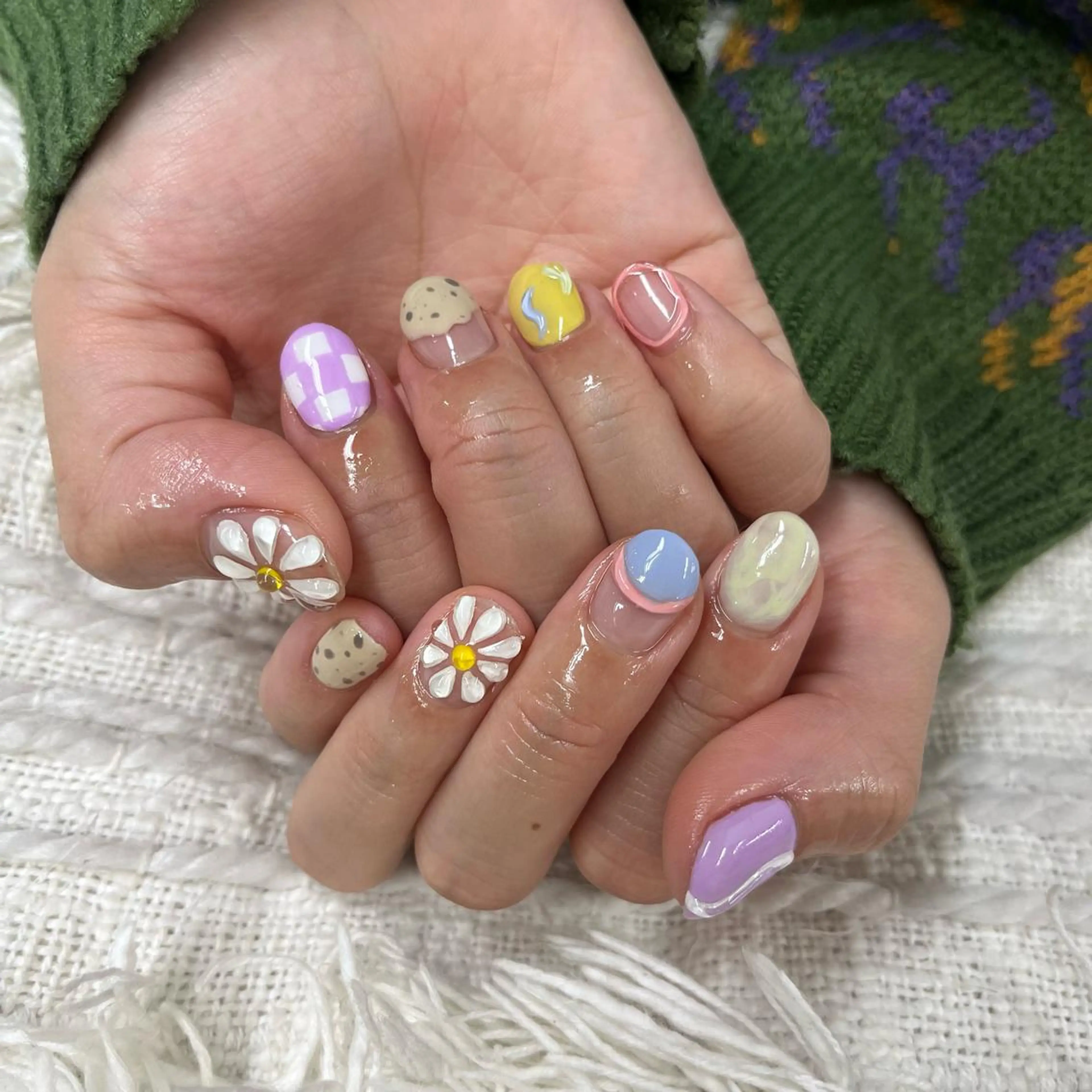 ネイル アートネイル クリアネイル ぷっくりネイル Basic町田本店 Suzunaのネイルデザイン