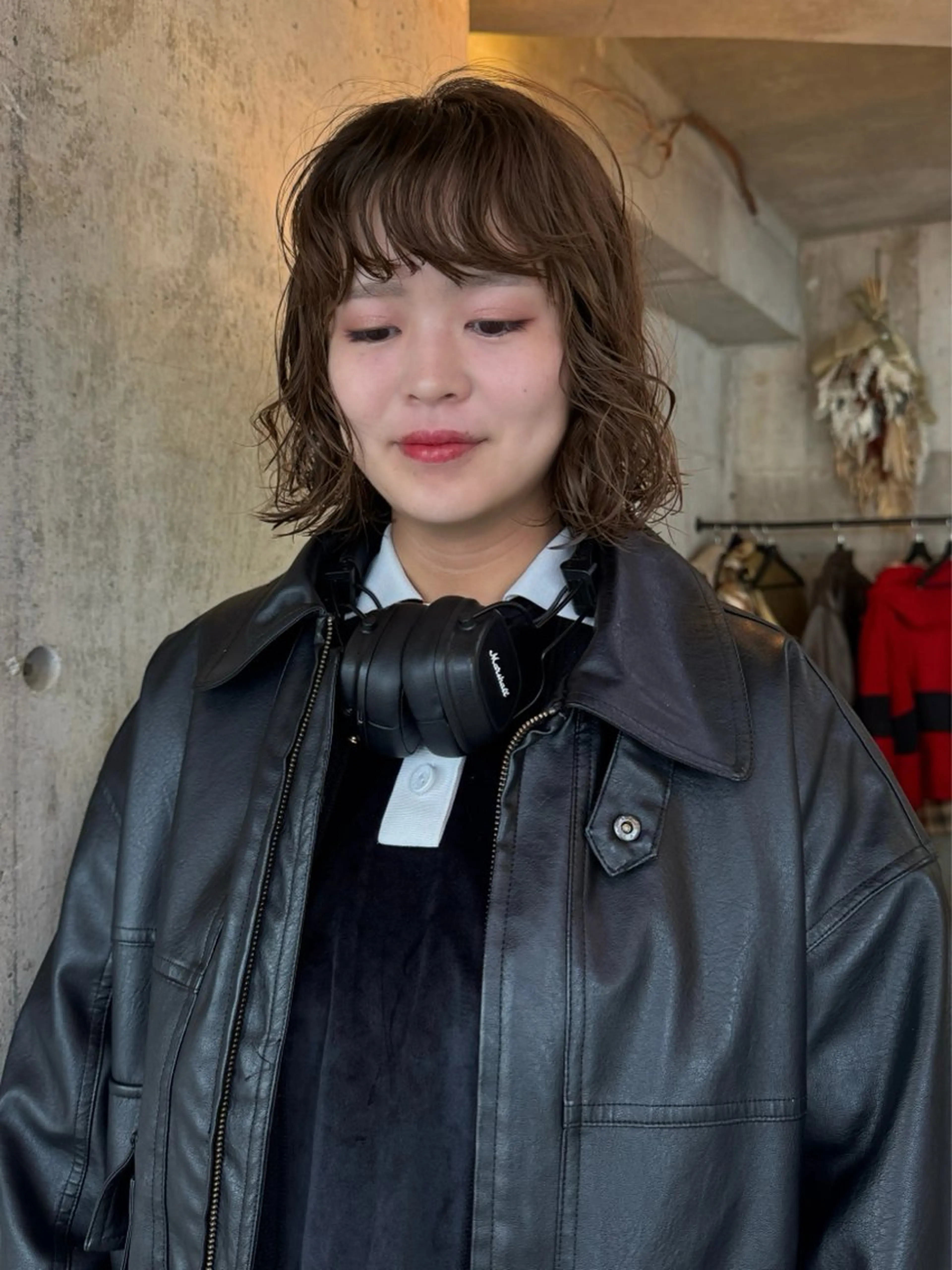 ショート カラー パーマ ボブ カット パーマ 🍈yurina 福岡/パーマ🍈のヘアスタイル