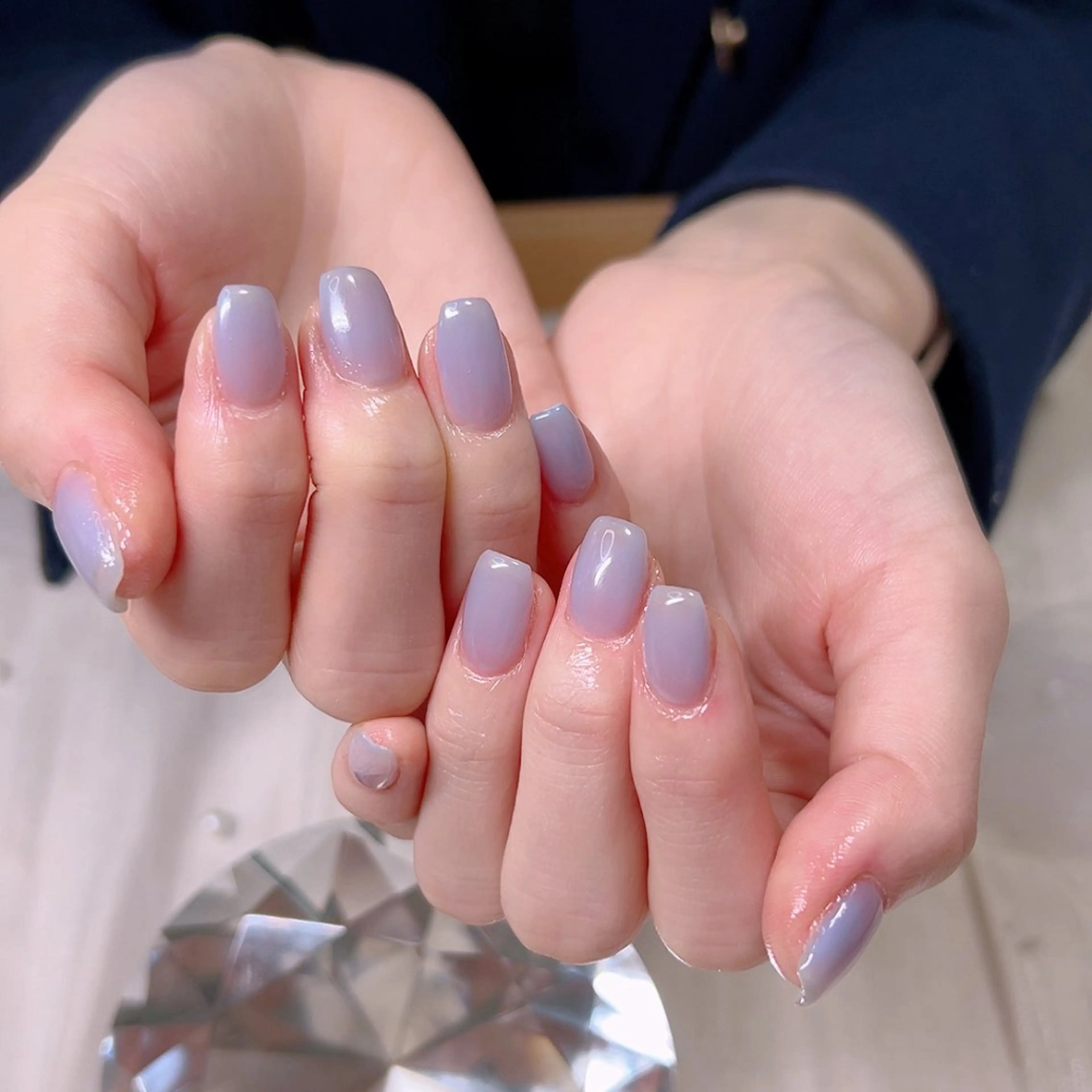 ネイル オフィスネイル シンプルネイル 冬ネイル Cute Tips nailのネイルデザイン