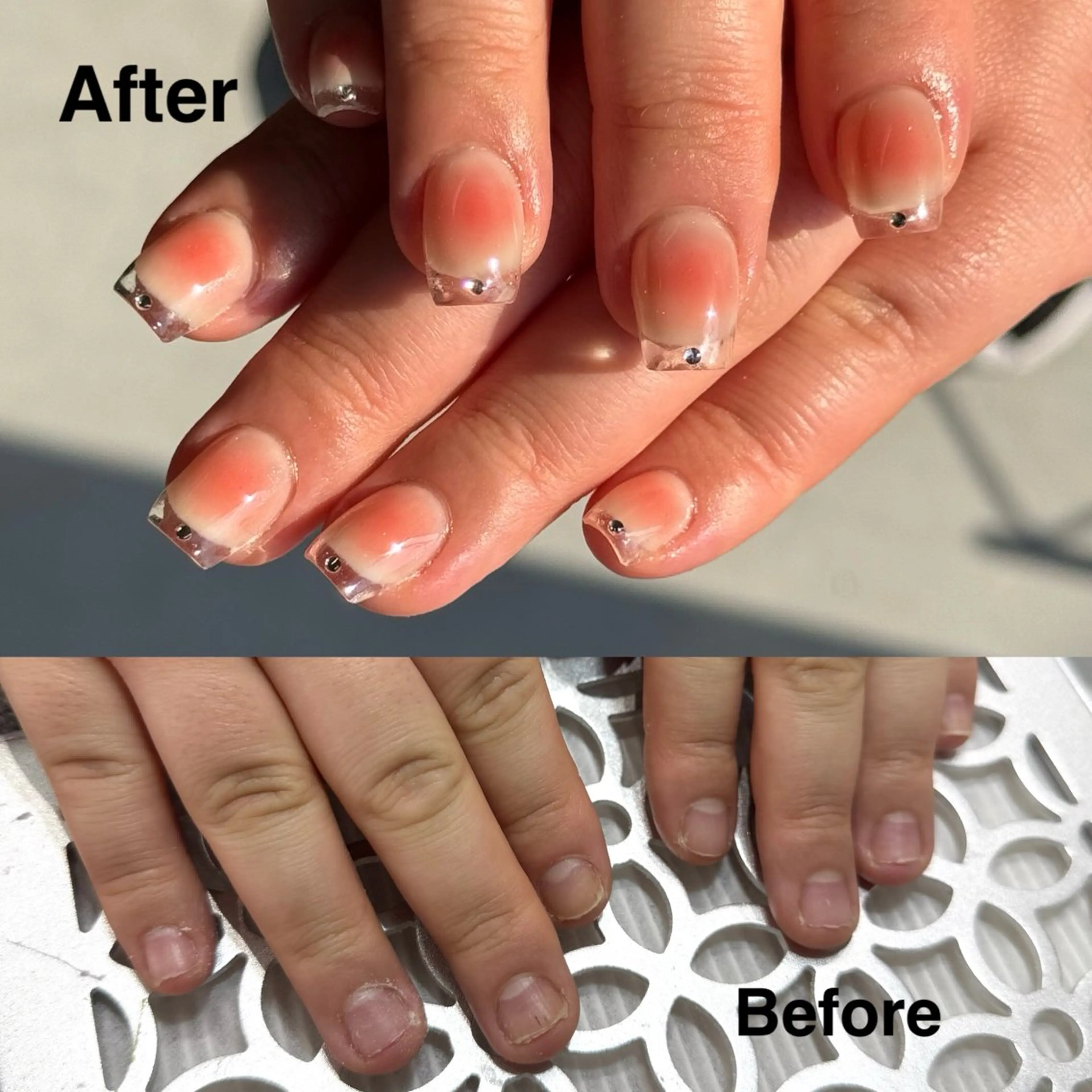 ネイル 長さ出し HARUKA ネイリスト福岡/薬院のネイルデザイン