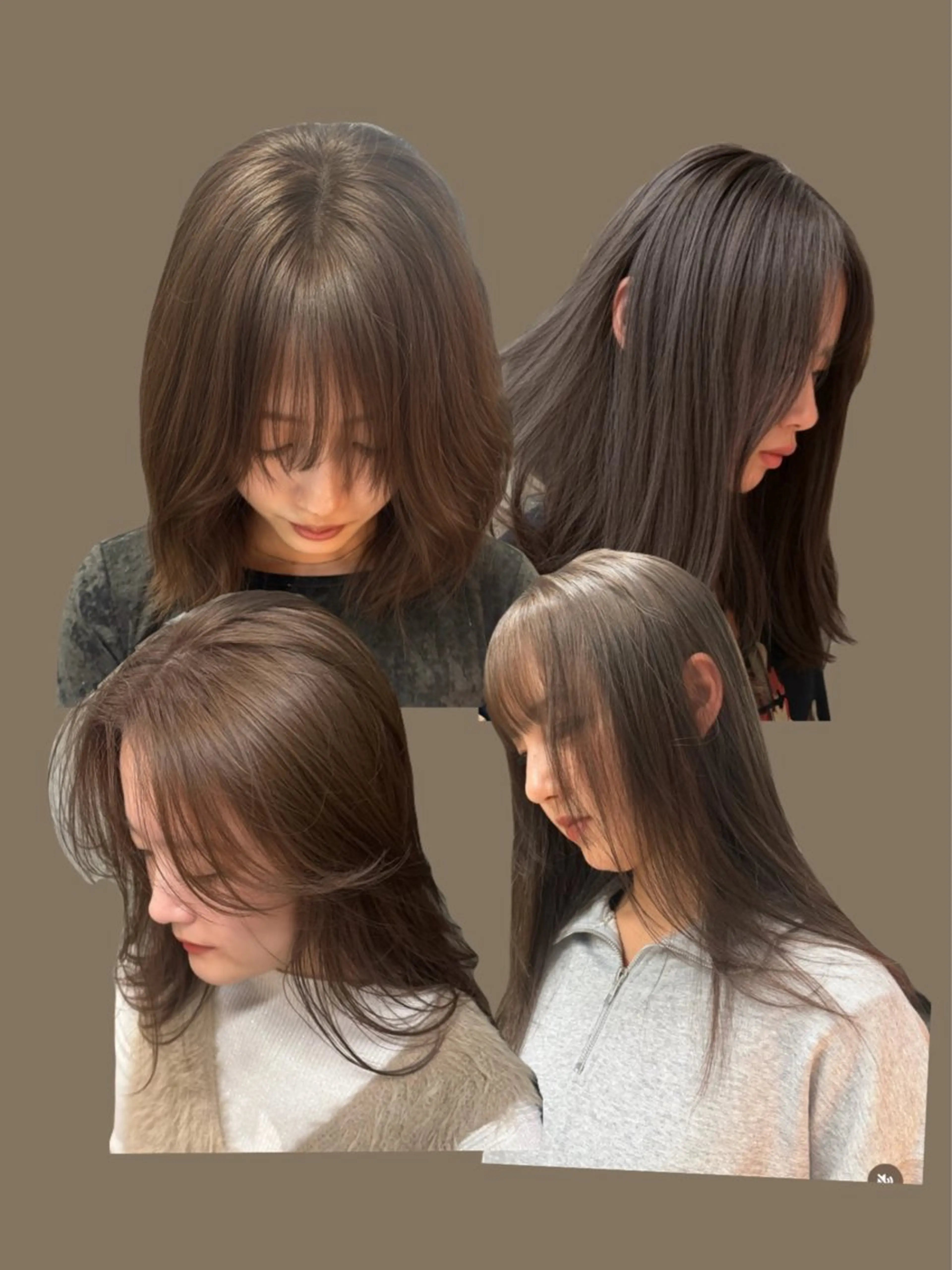 ロング 柔らかいオリーブ🍃 カラーNatsumiのヘアスタイル