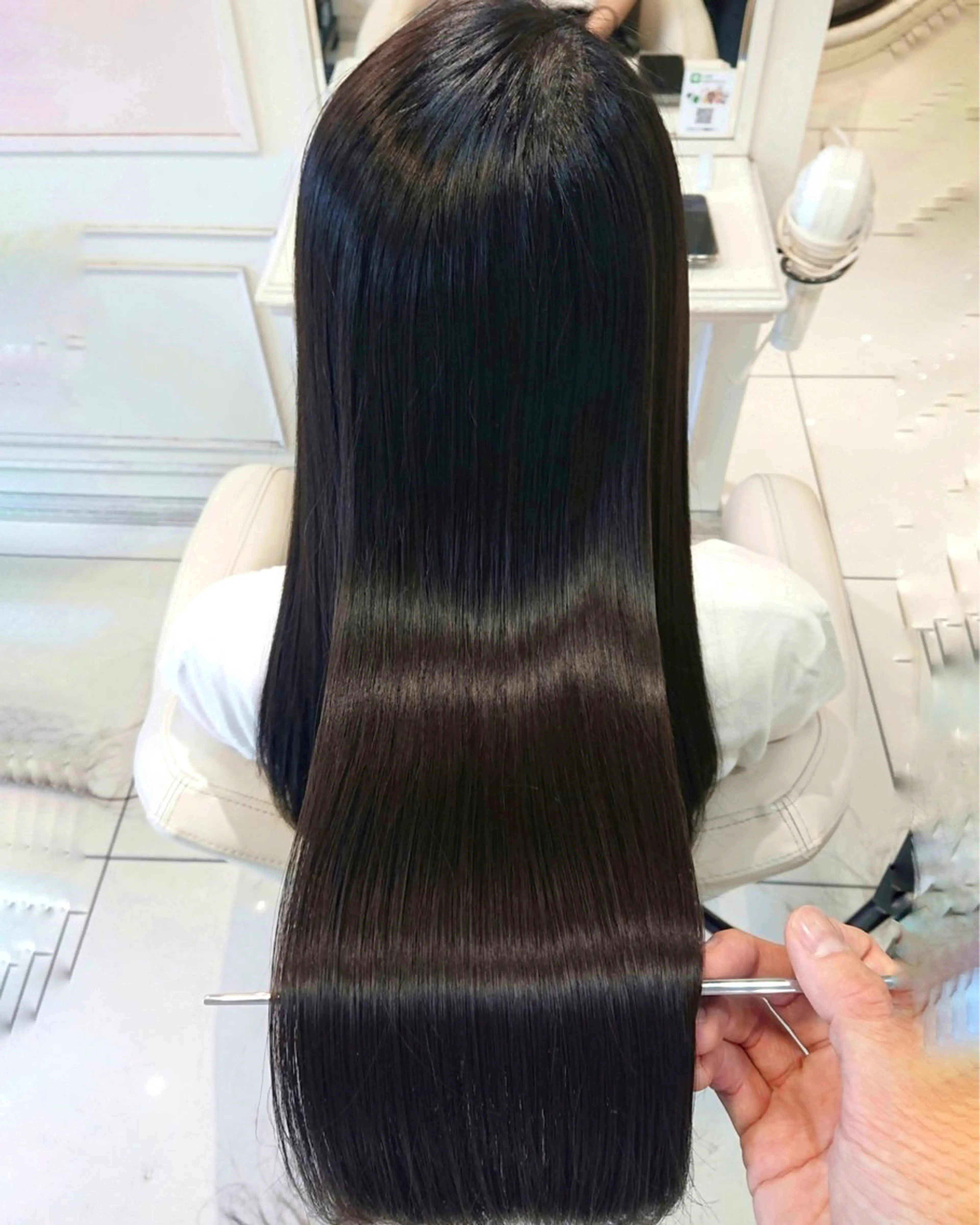 ロング 縮毛矯正 カット 縮毛矯正 トリートメント 高橋 佑のヘアスタイル