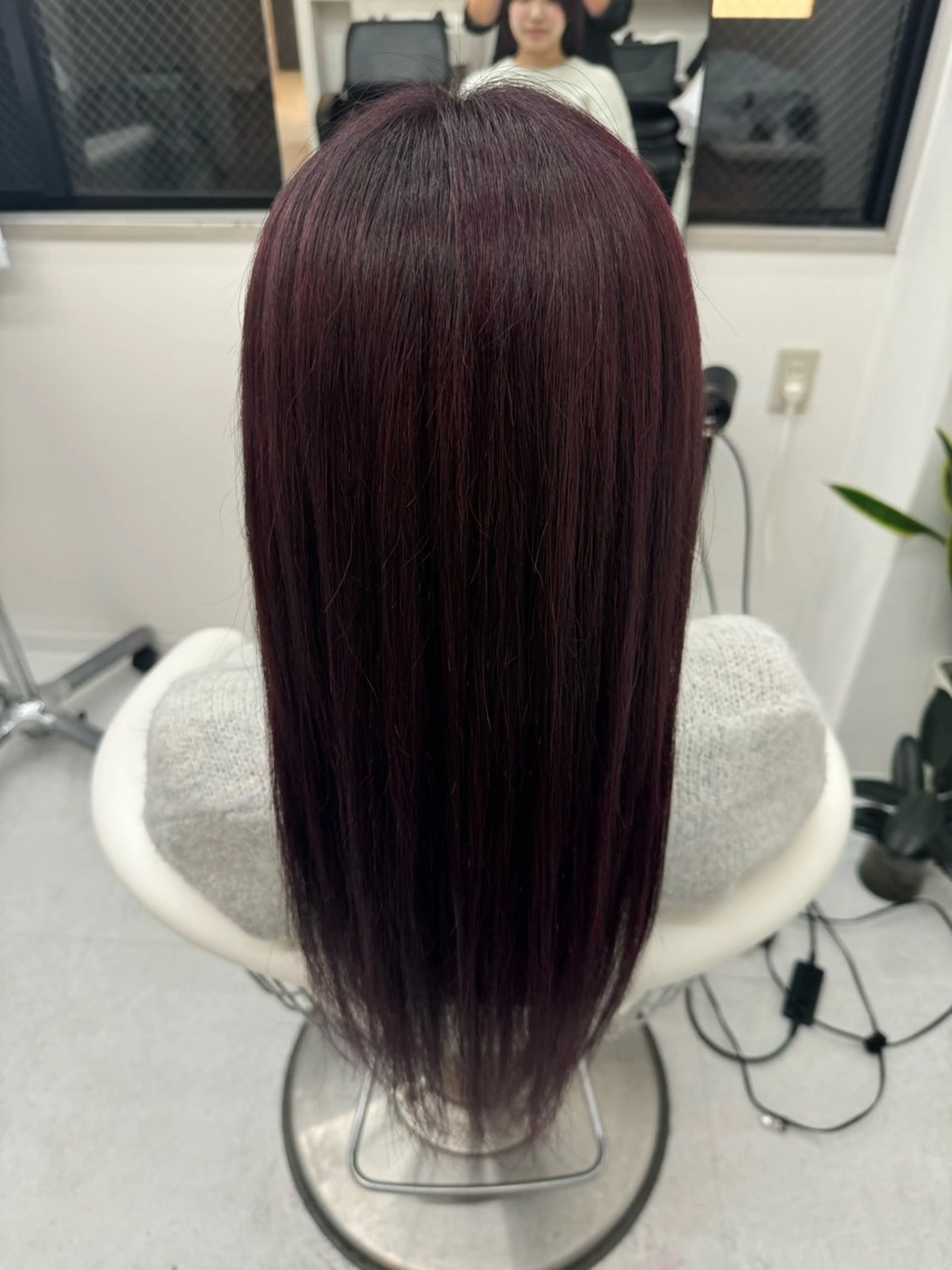 セミロング カラー cue所属・石和茉由香/カラー /パーマ/縮毛矯正のヘアスタイル