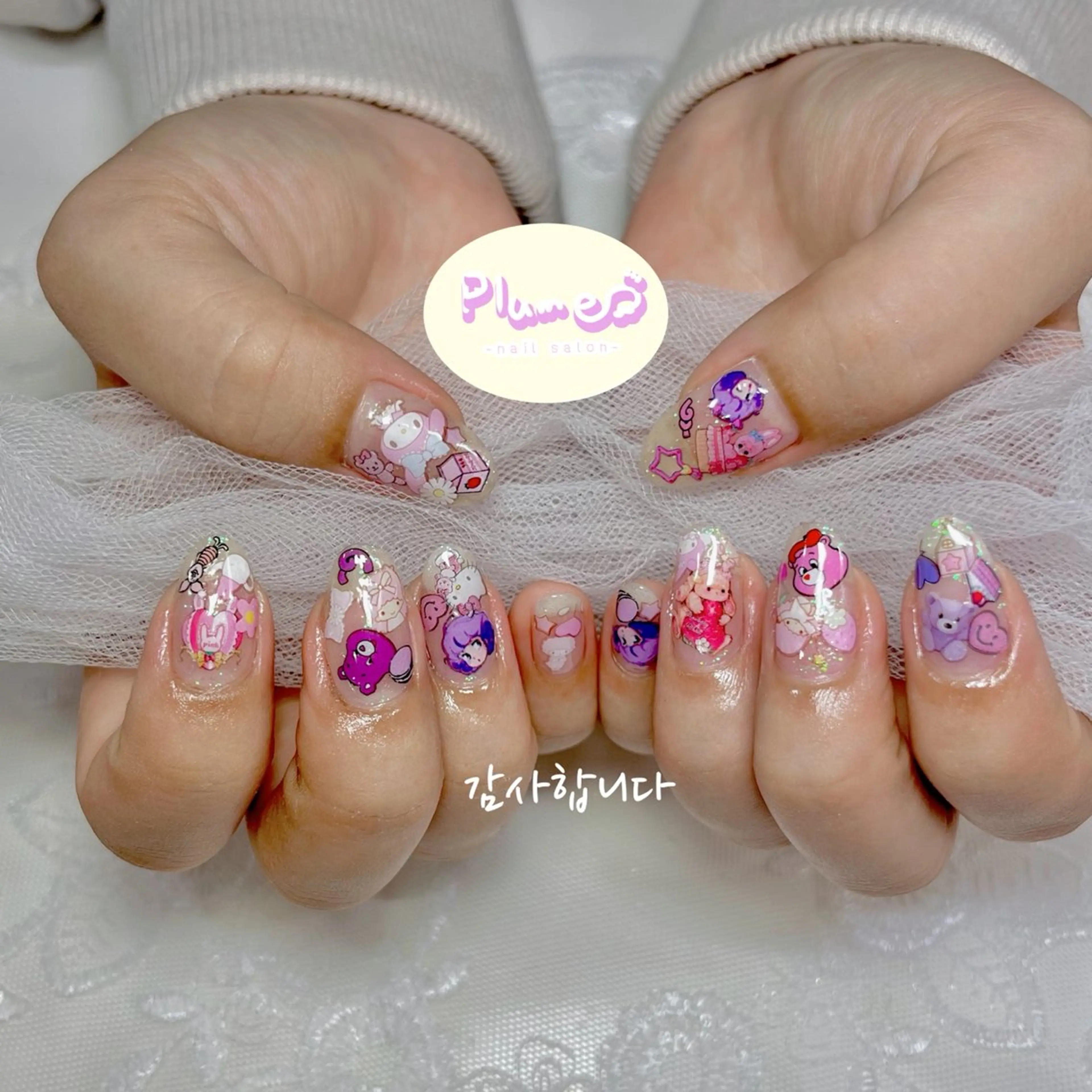 ネイル ハンドネイル plume nail ☆韓国ネイルのネイルデザイン