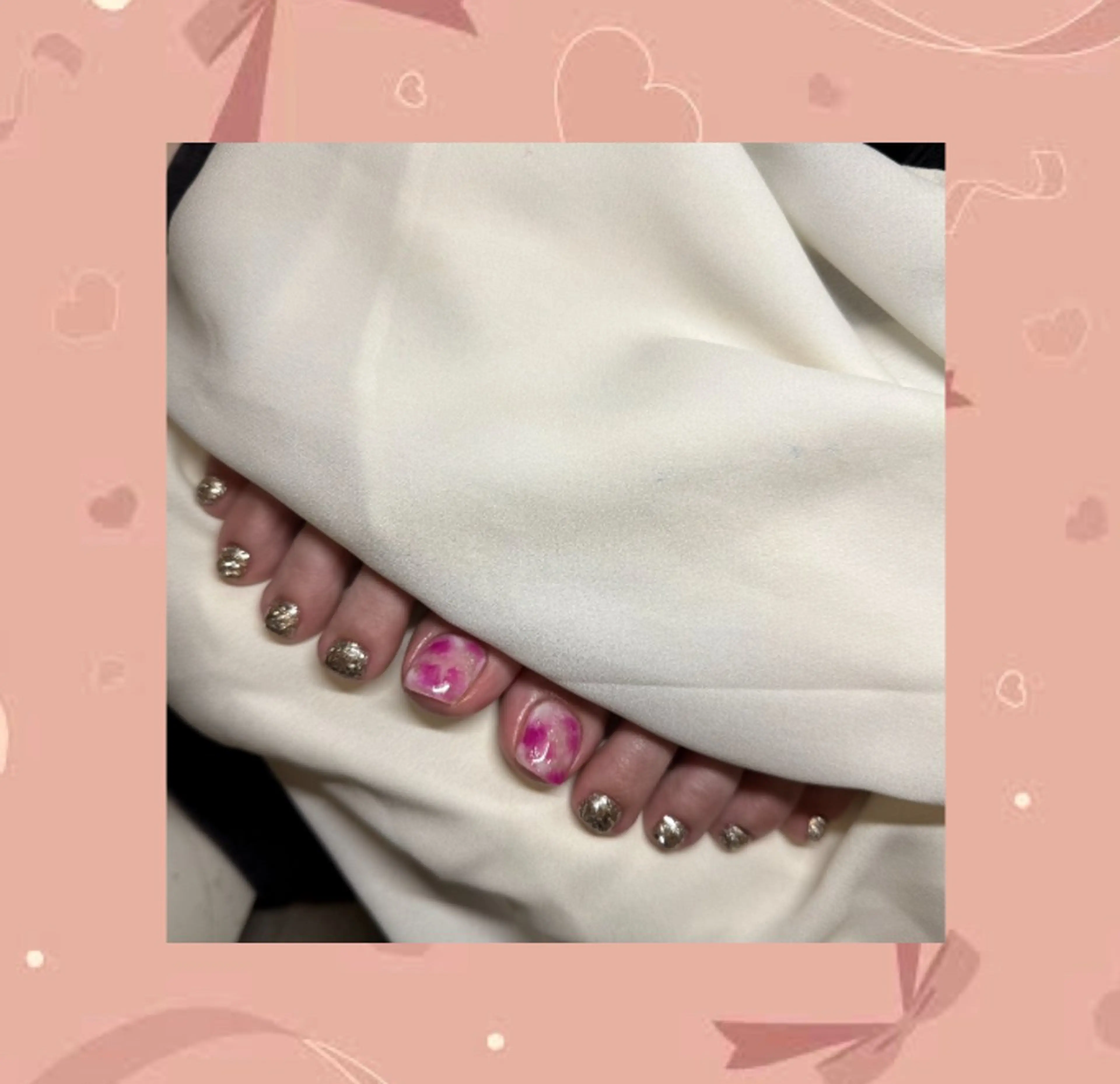 ネイル Rion/ガーリー/ オタ活ネイルʚ🎀ɞのネイルデザイン