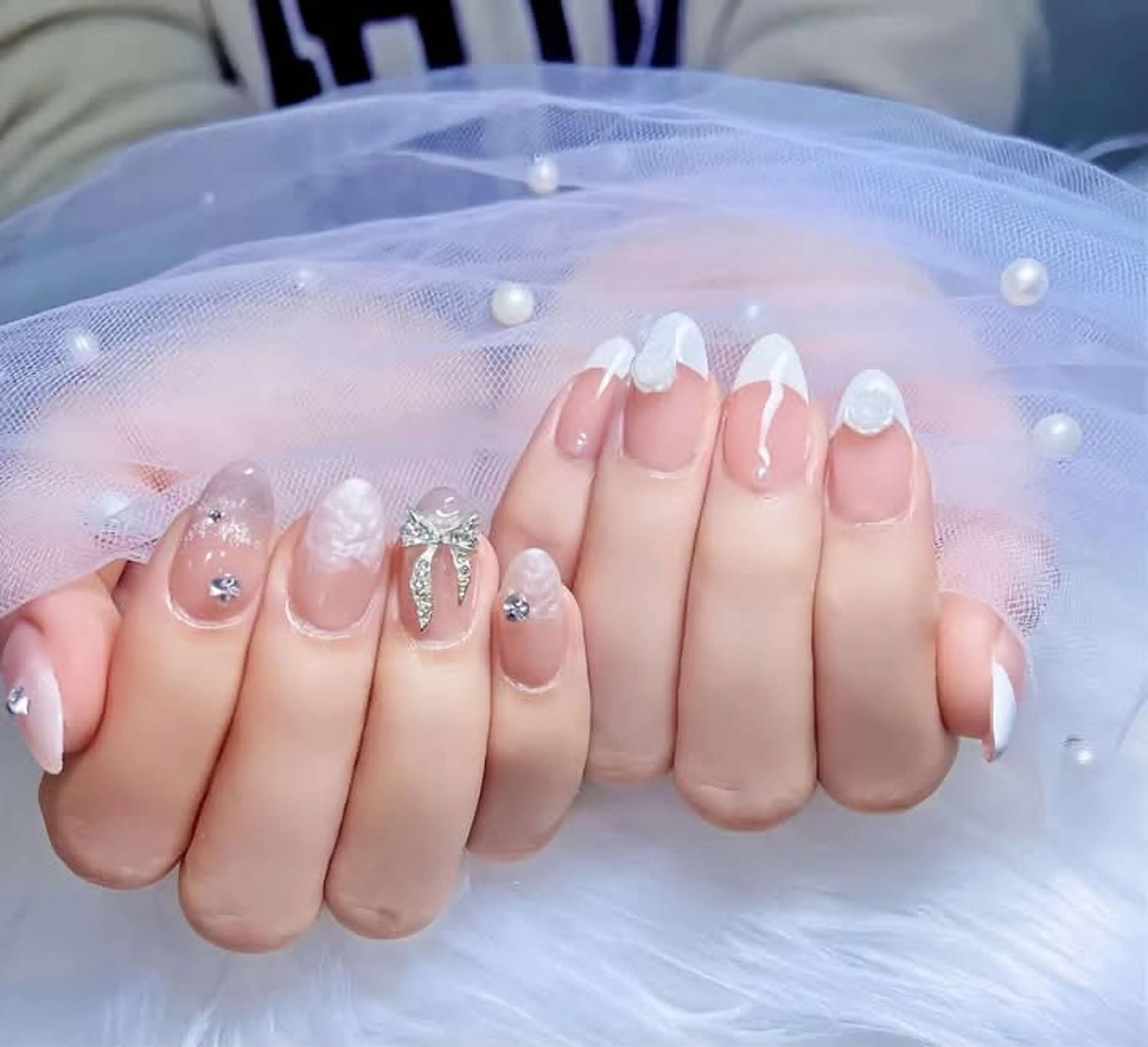 ネイル フレンチネイル グラデーション マグネットネイル ニュアンスネイル オフィスネイル MINDY ミンディのネイルデザイン