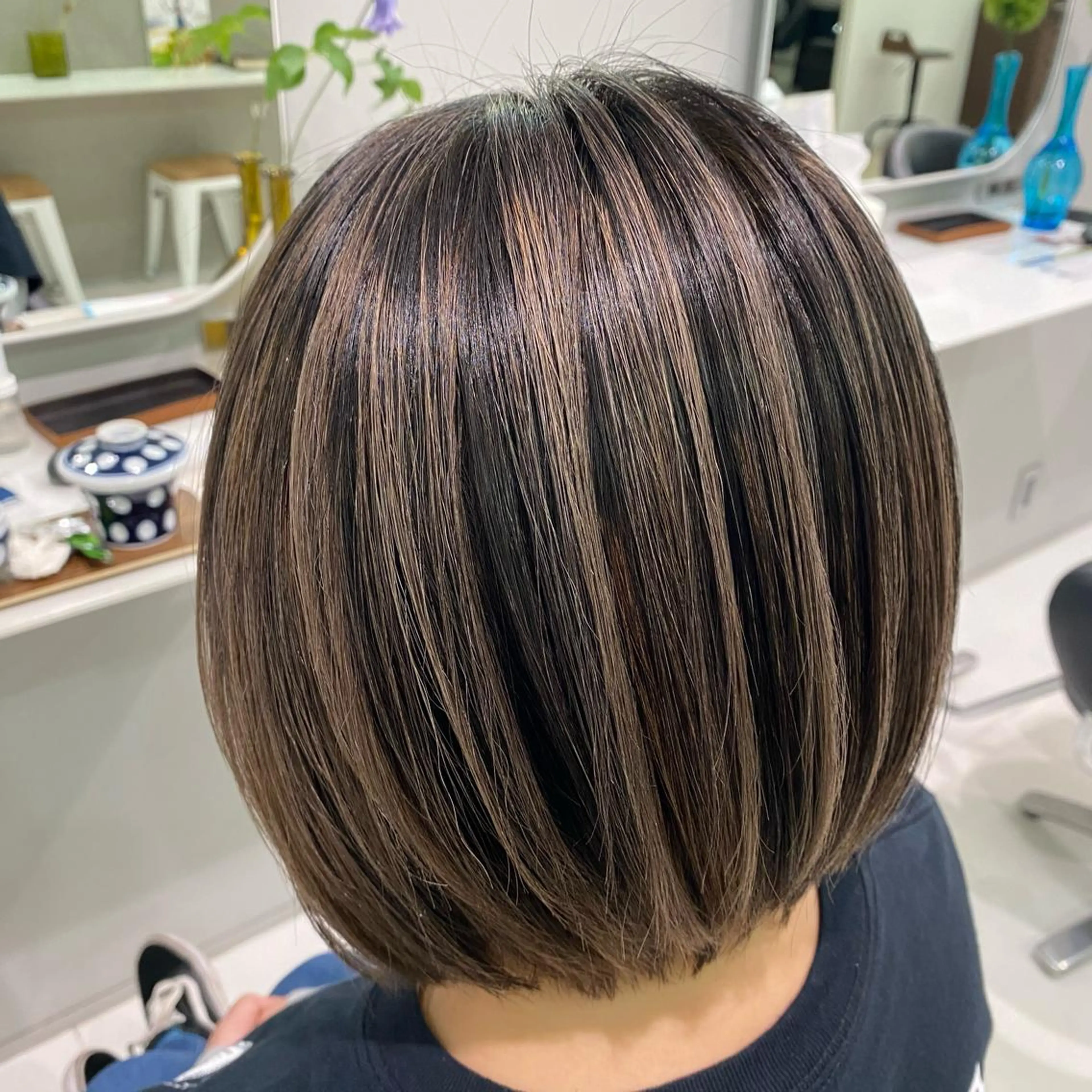 ショート カラー バレイヤージュ レイヤーカット ヘアカラー 【GUK】 🌻RINA🌻のヘアスタイル