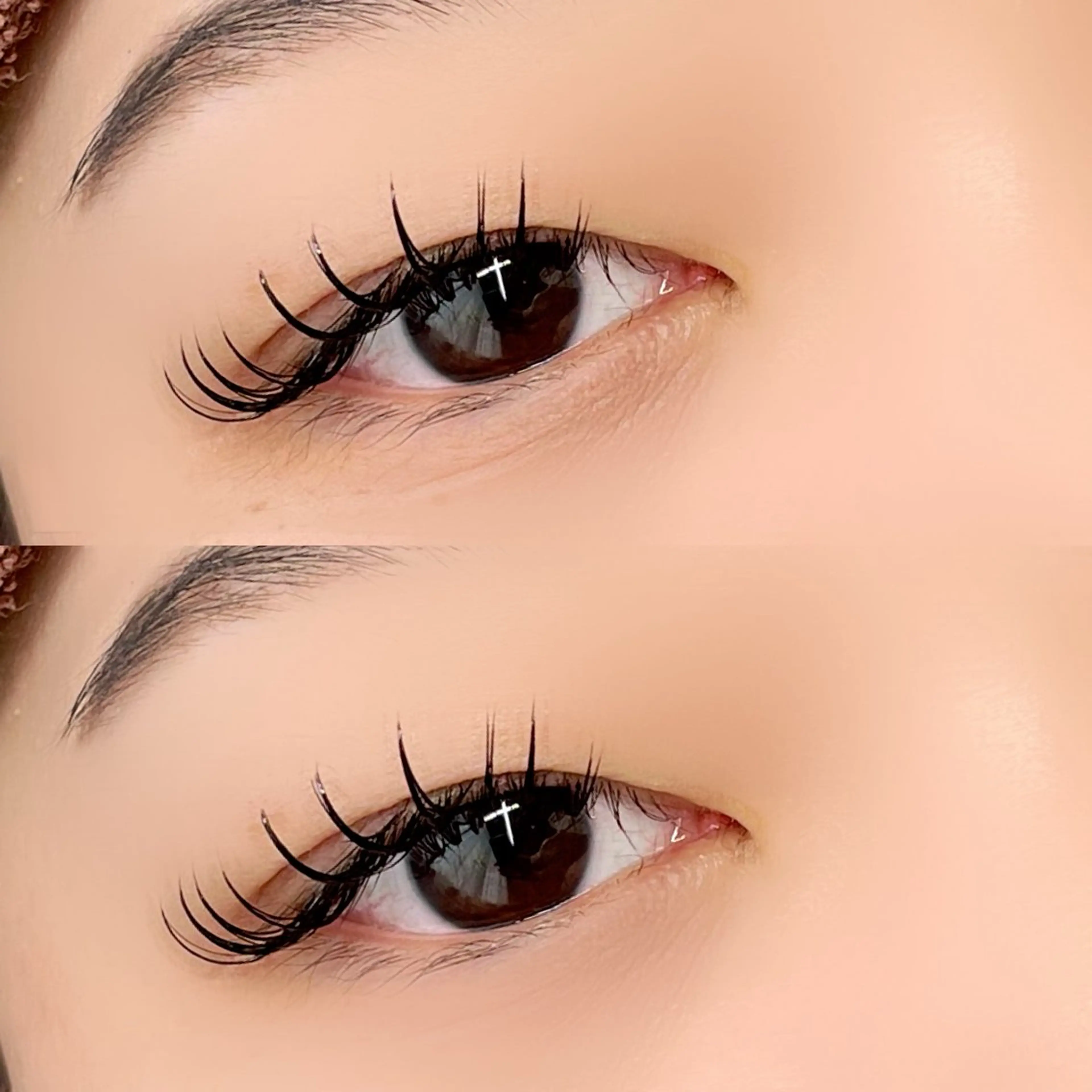 マツエク・マツパ マツエク LILY 猪瀬 ෆ‪ 上下エク/パリ/束感のマツエク・マツパデザイン