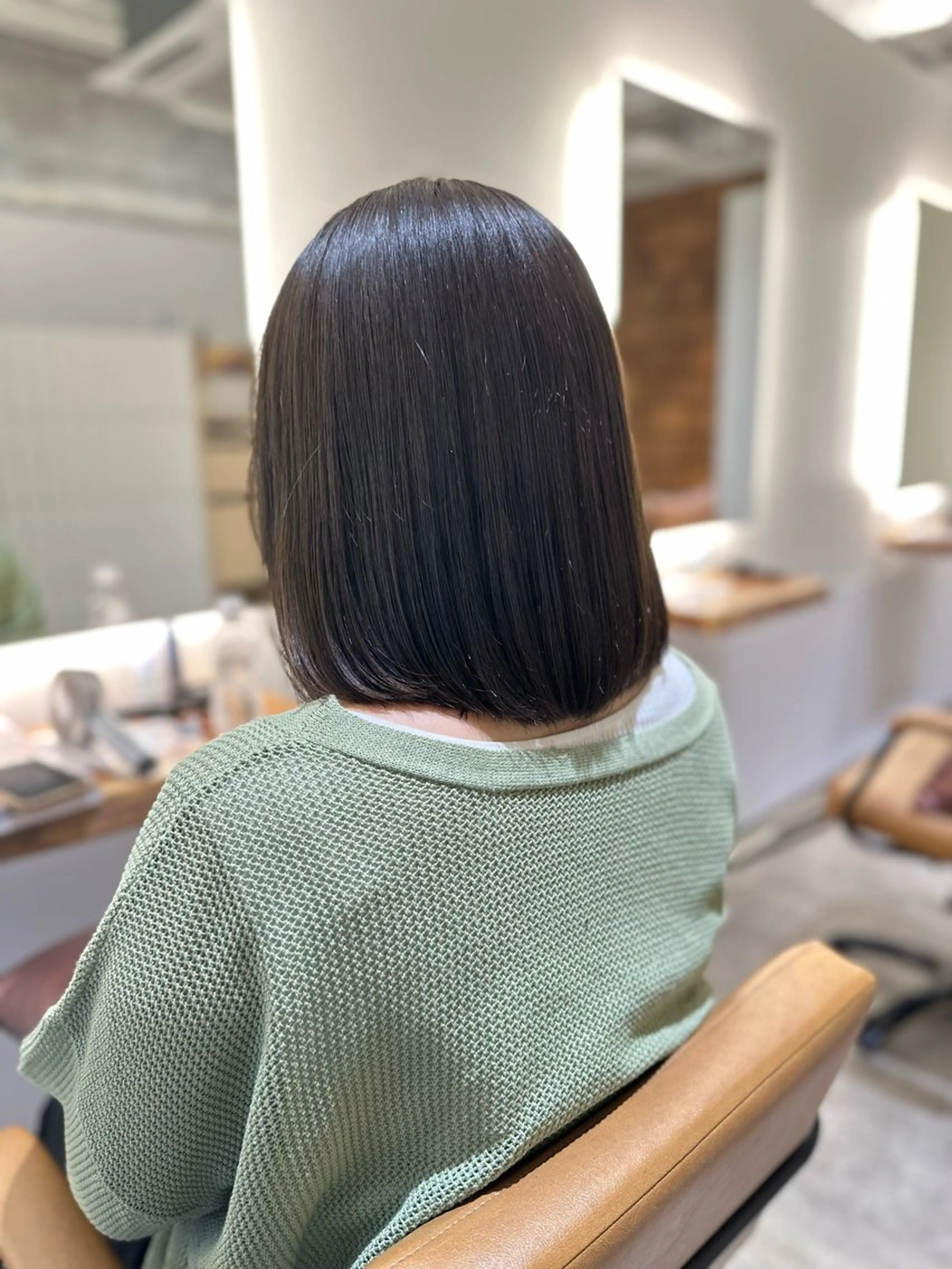 カラー 透明感カラー グレージュ オリーブグレージュ オリーブグレー 加賀美 幸乃のヘアスタイル