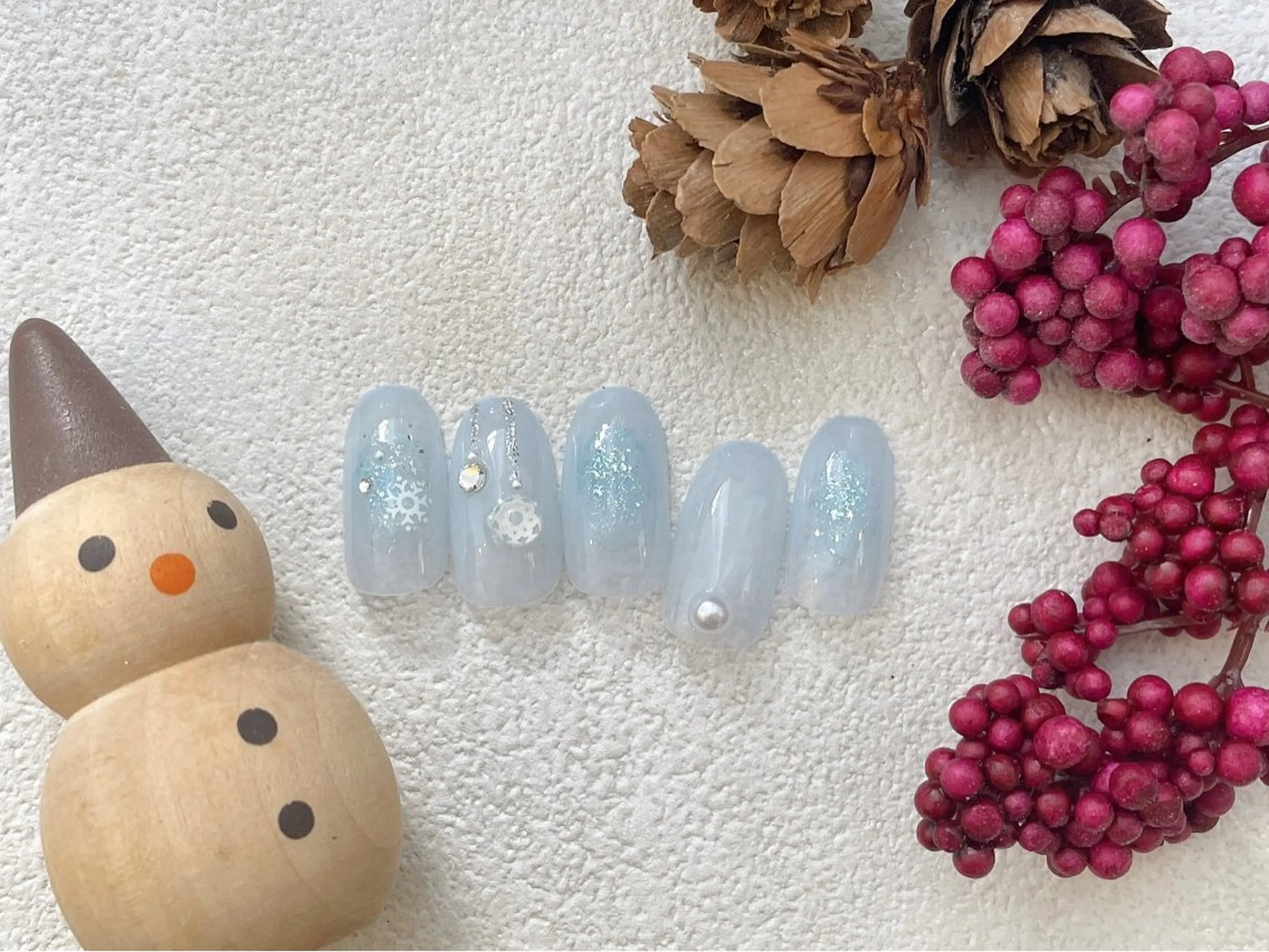 ネイル オーロラネイル フットネイル フレンチネイル ジェルネイル マグネットネイル kiki nail 二子玉川のネイルデザイン