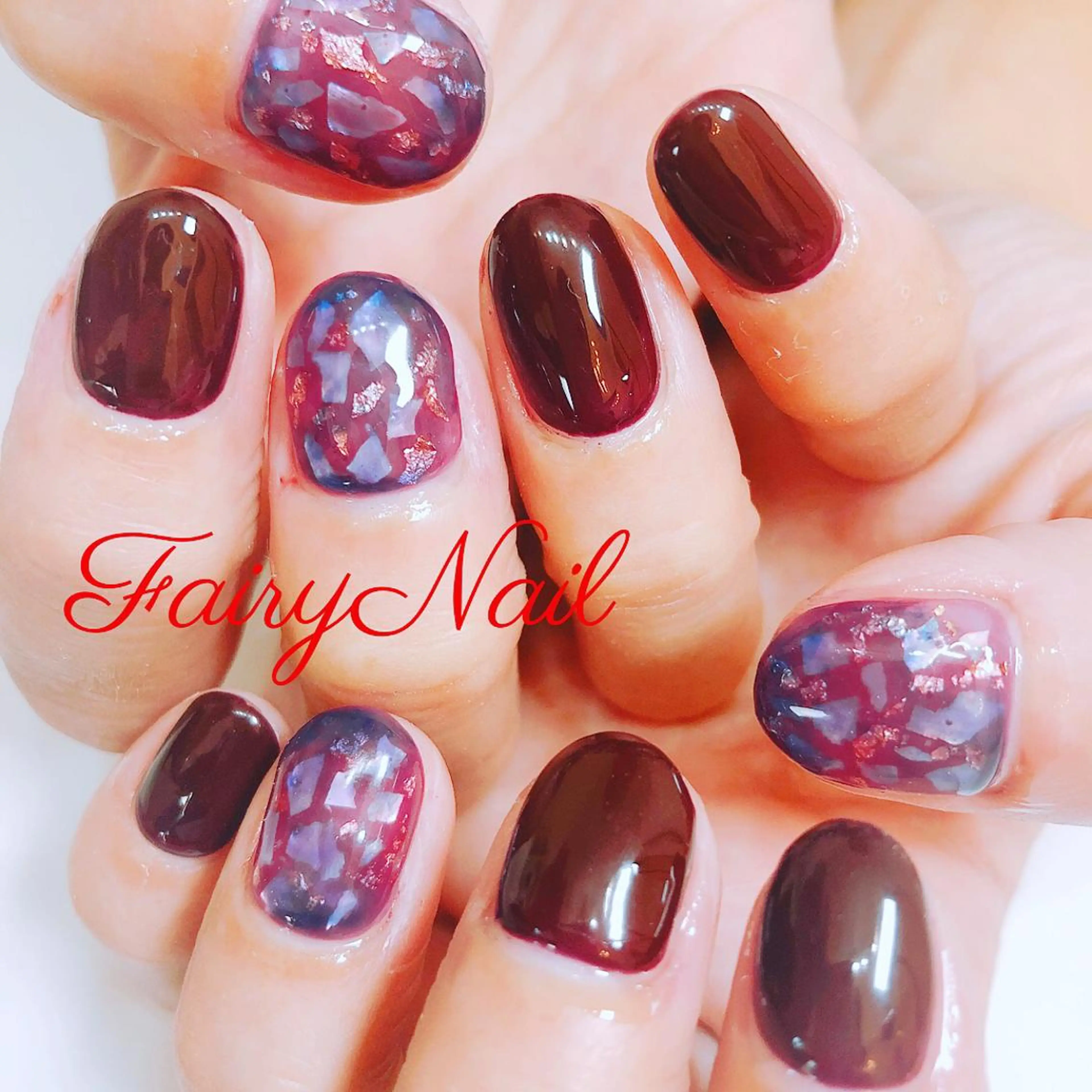 ネイル 赤色 Fairy Nail所属・Fairy nailのネイルデザイン