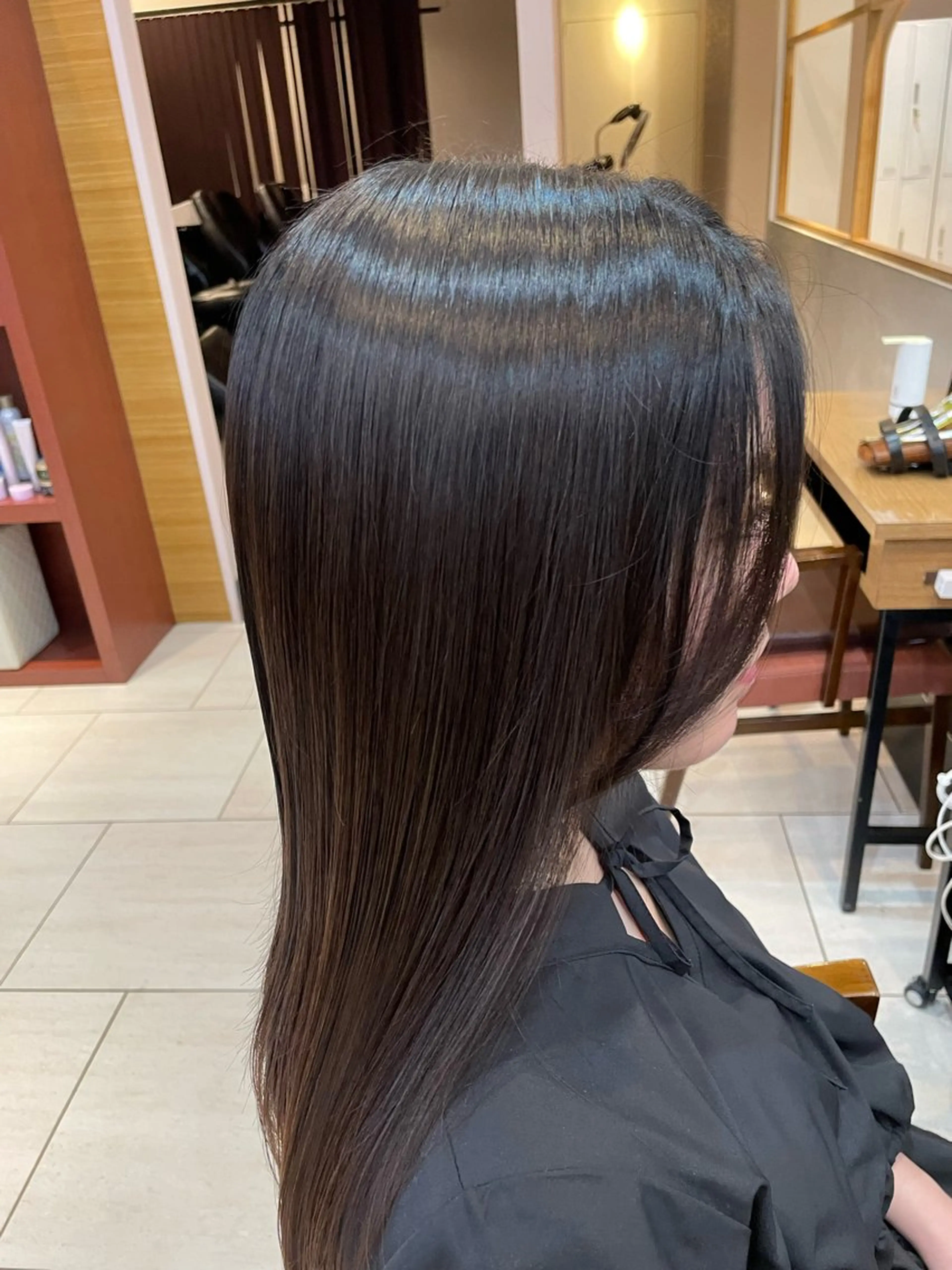 ロング カラー ヘアアレンジ 🎈ブリーチなし暖色 カラー/レッド/ゆいのヘアスタイル