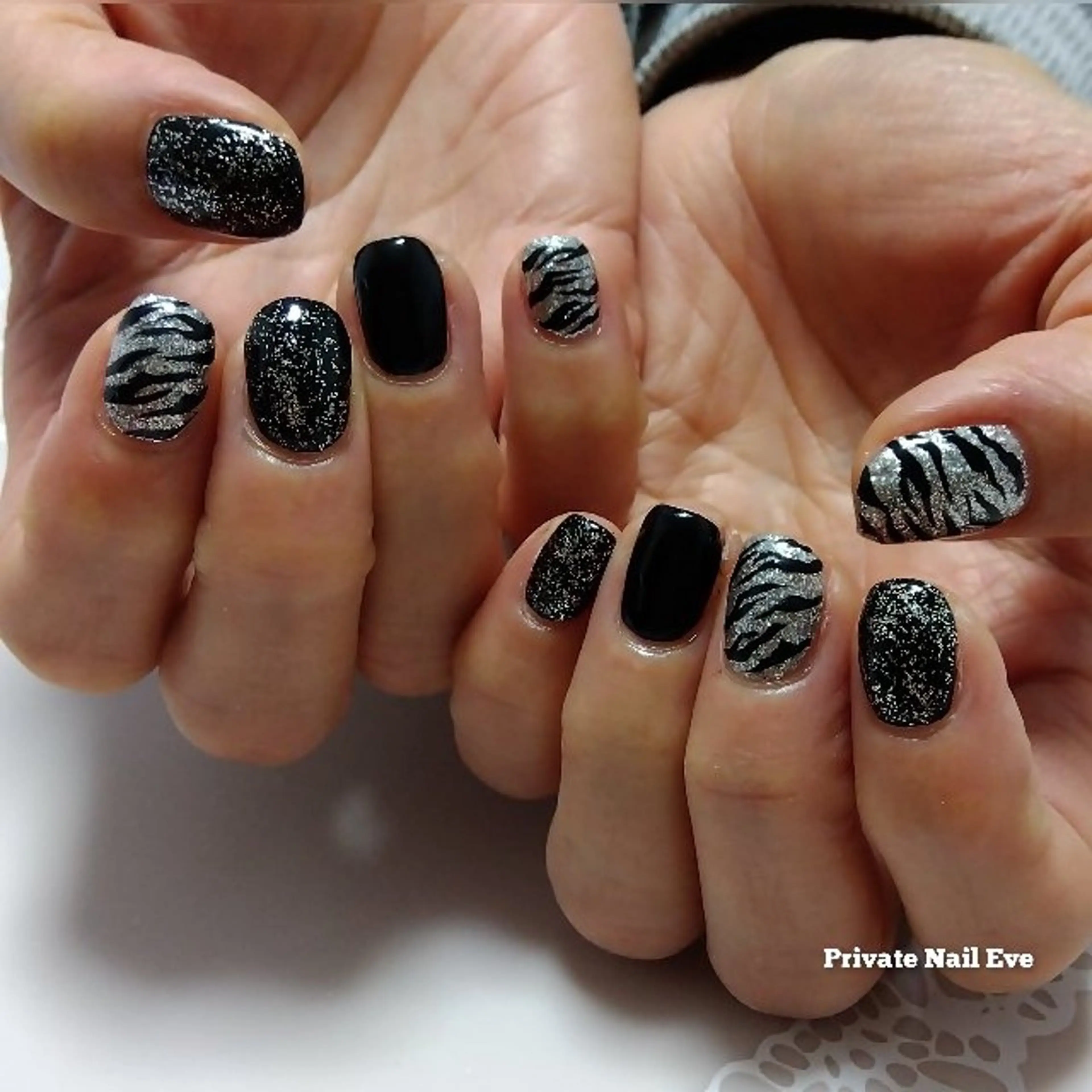 ネイル アニマル柄 持ち込み ハンドネイル ネイル junkoのネイルデザイン