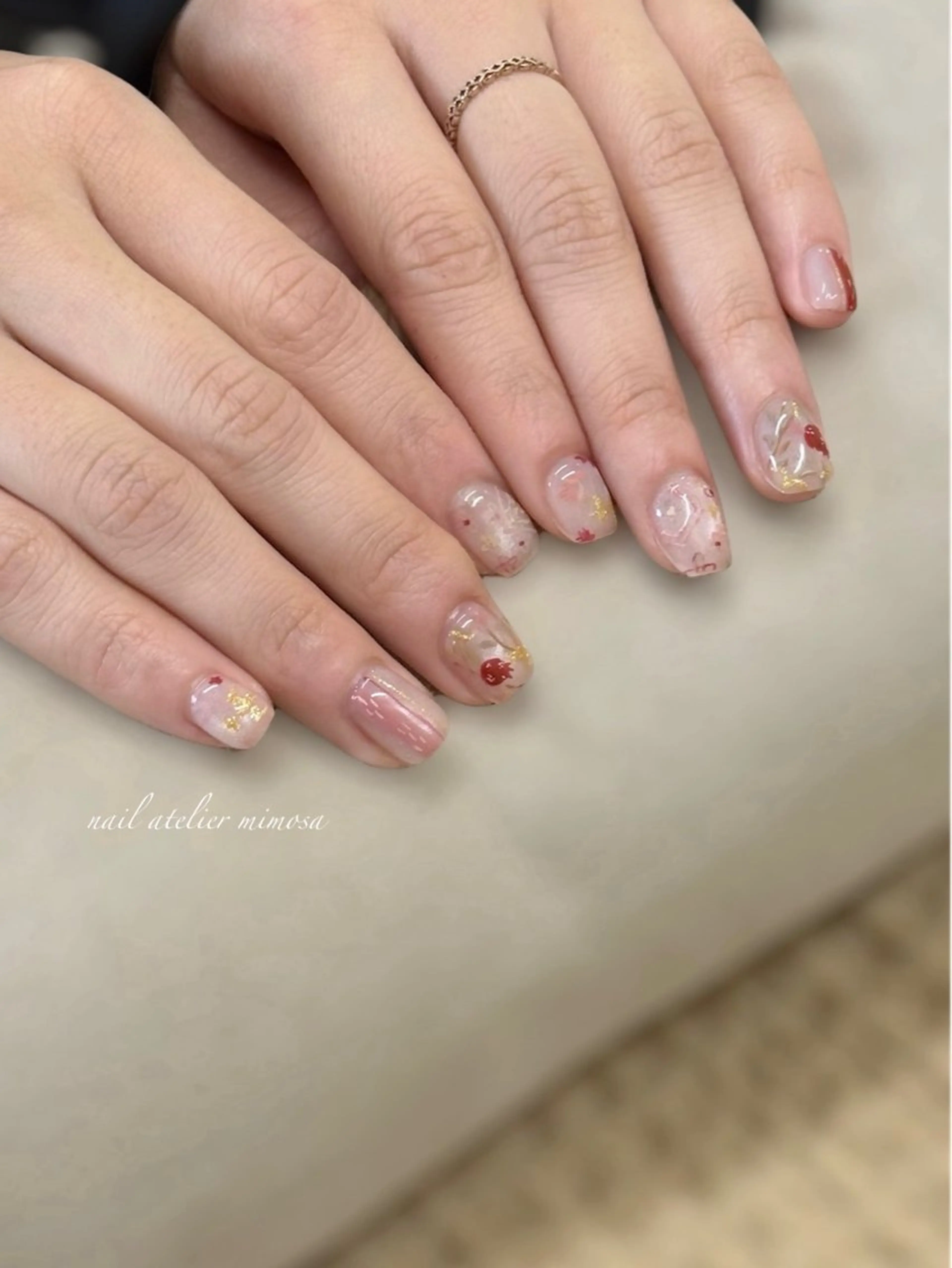 ネイル ハンドネイル アトリエ　ミモザ所属・いまむら あかりのネイルデザイン