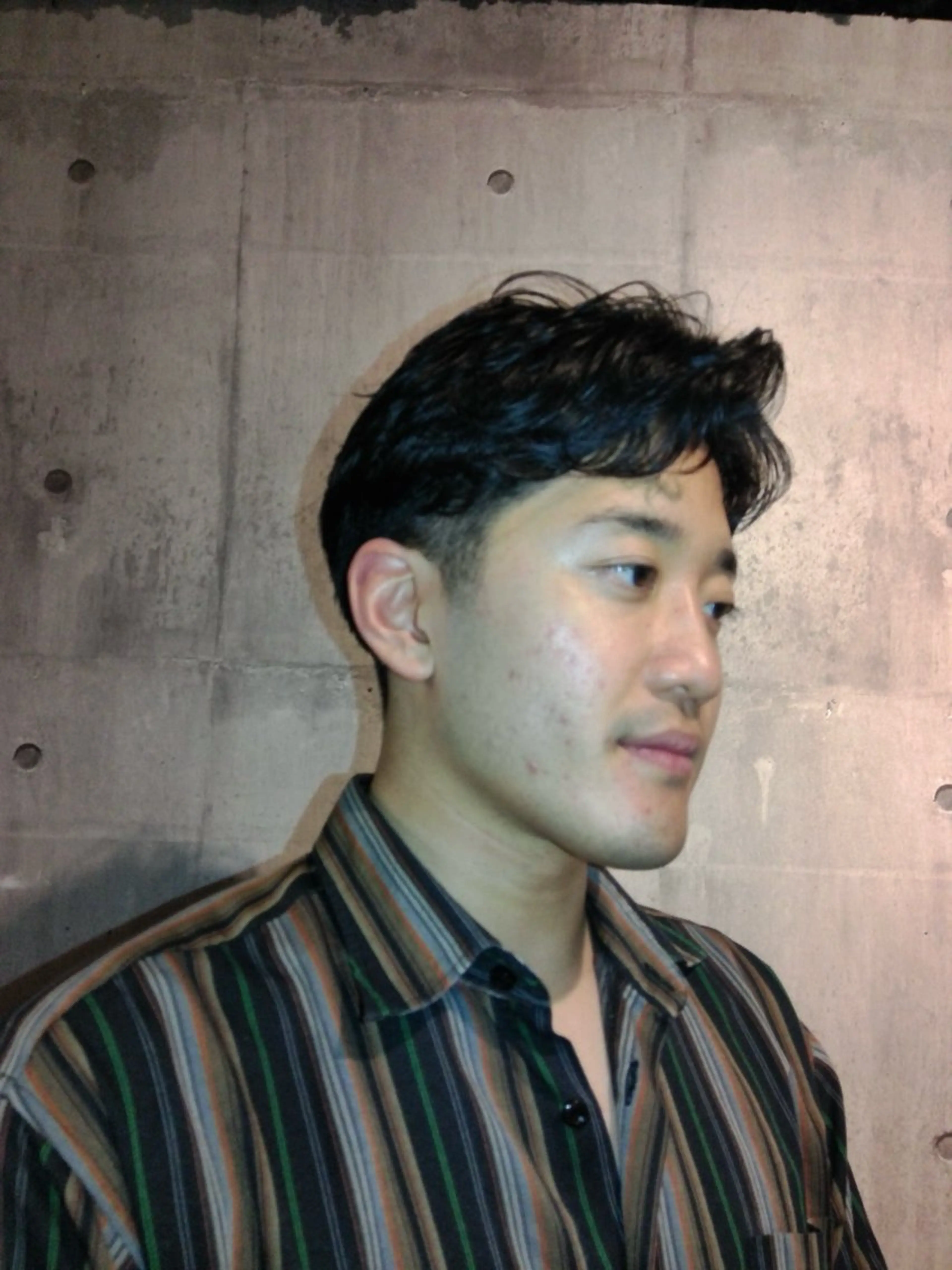 メンズ メンズパーマ カット 窪田 力也のヘアスタイル