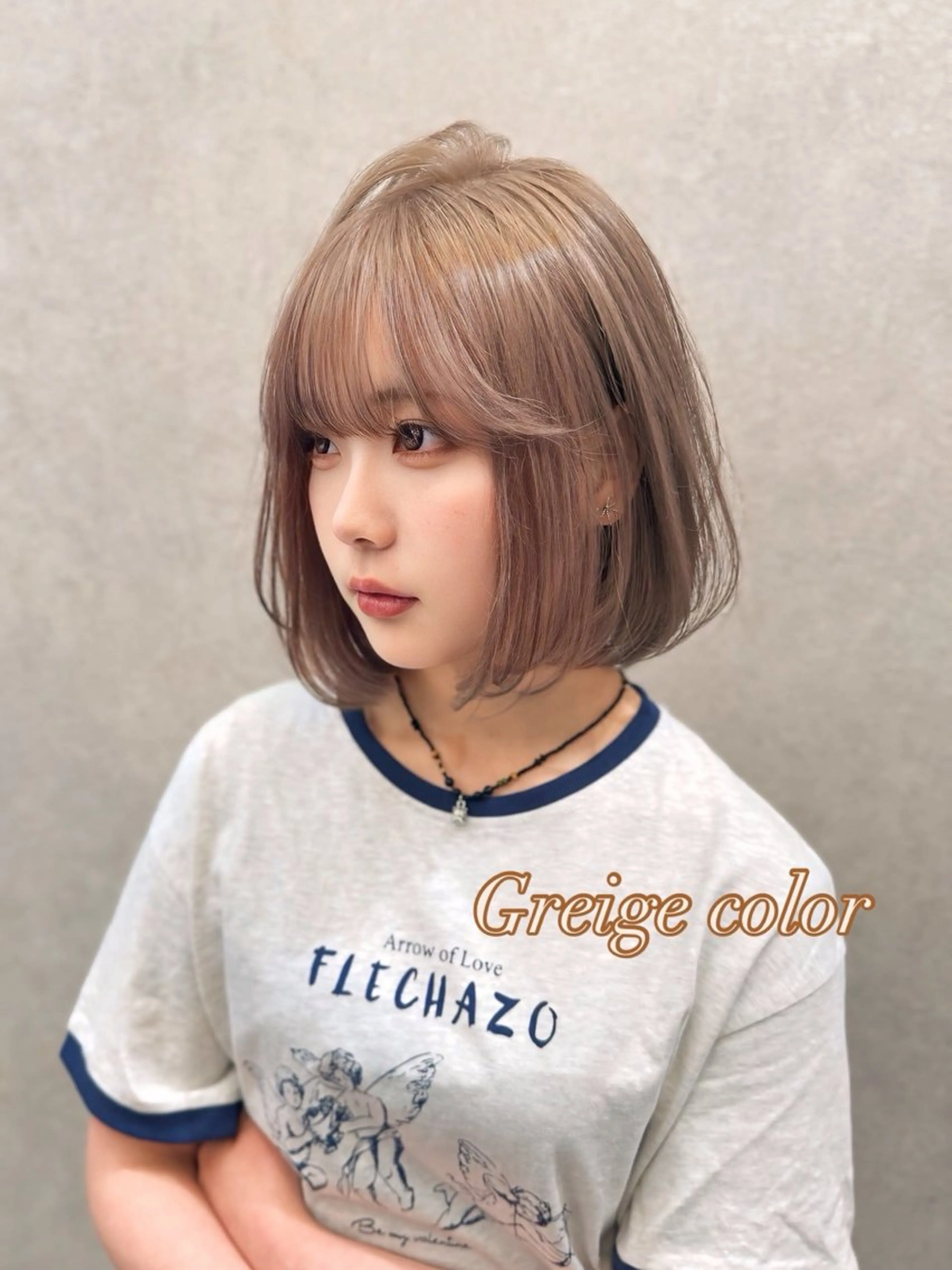 ミディアム ヘアカラー 坂口 京平のヘアスタイル