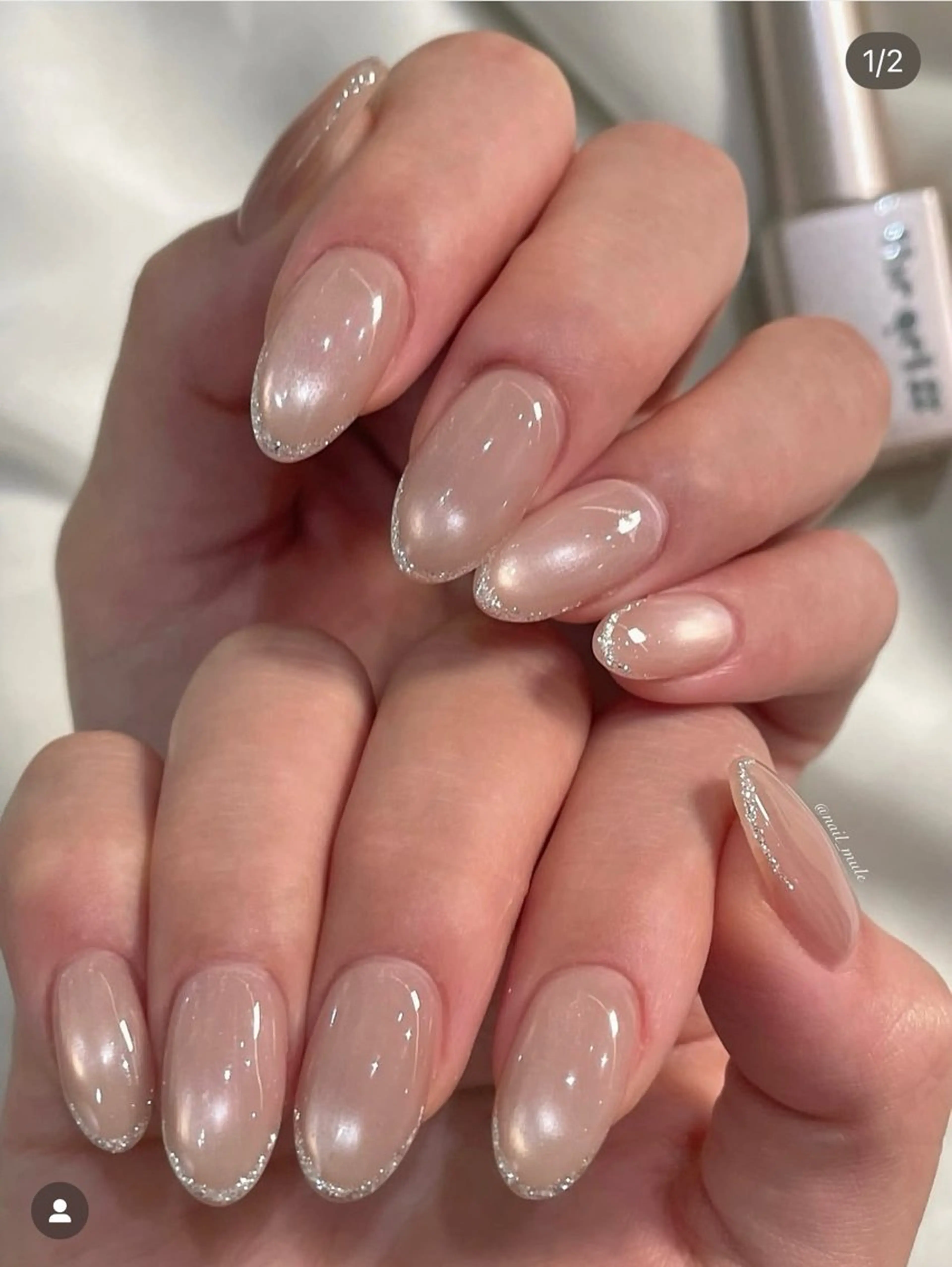 ネイル ブラウン フットネイル フレンチネイル ハロウィン マグネットネイル yurinail所属・yuri nail 高田馬場のネイルデザイン