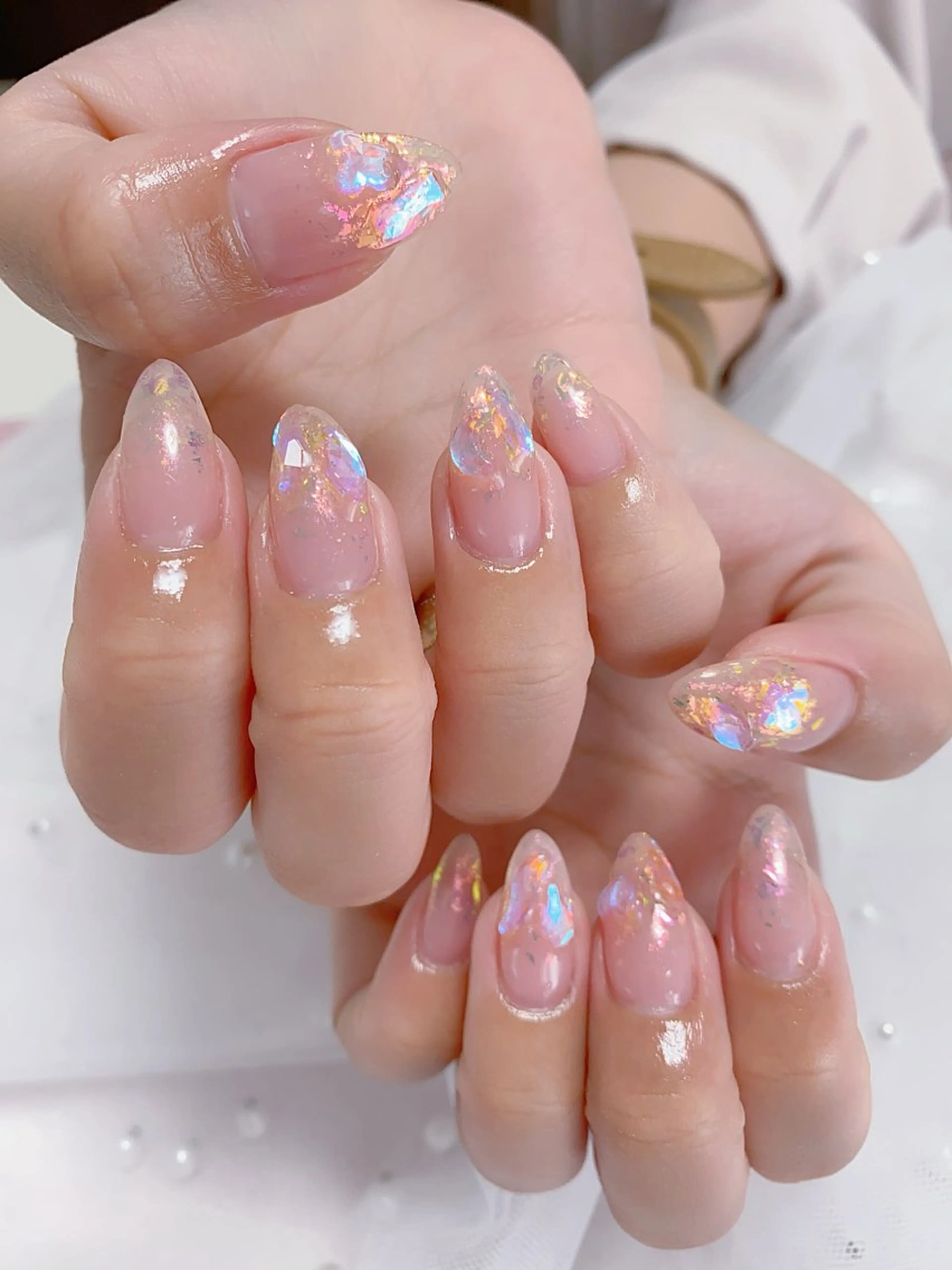 ネイル キラキラネイル ハンドネイル Jasmine nailsalon所属・ジャスミン ネイルサロンのネイルデザイン