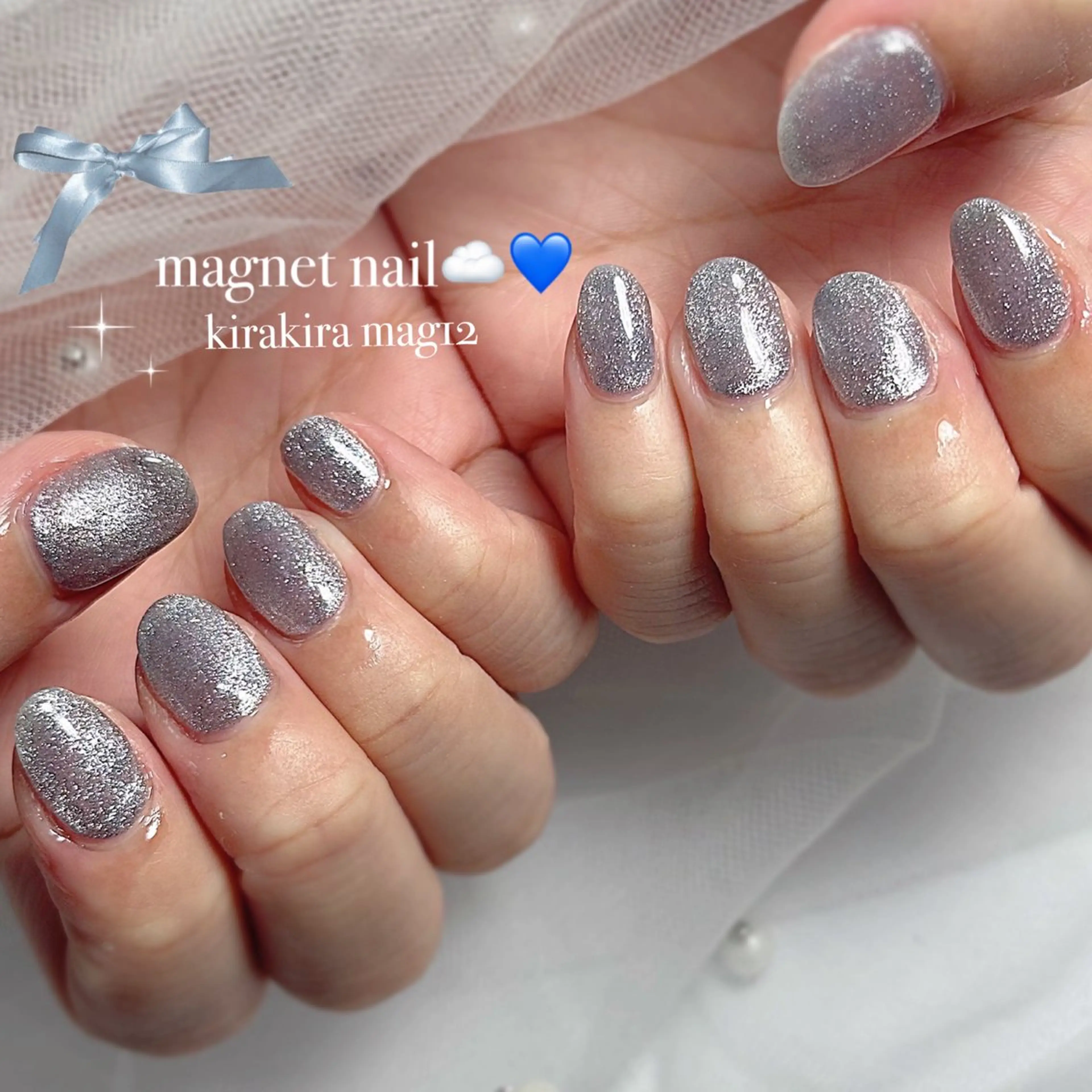 【ハンド】マグネットネイル￥6500の写真