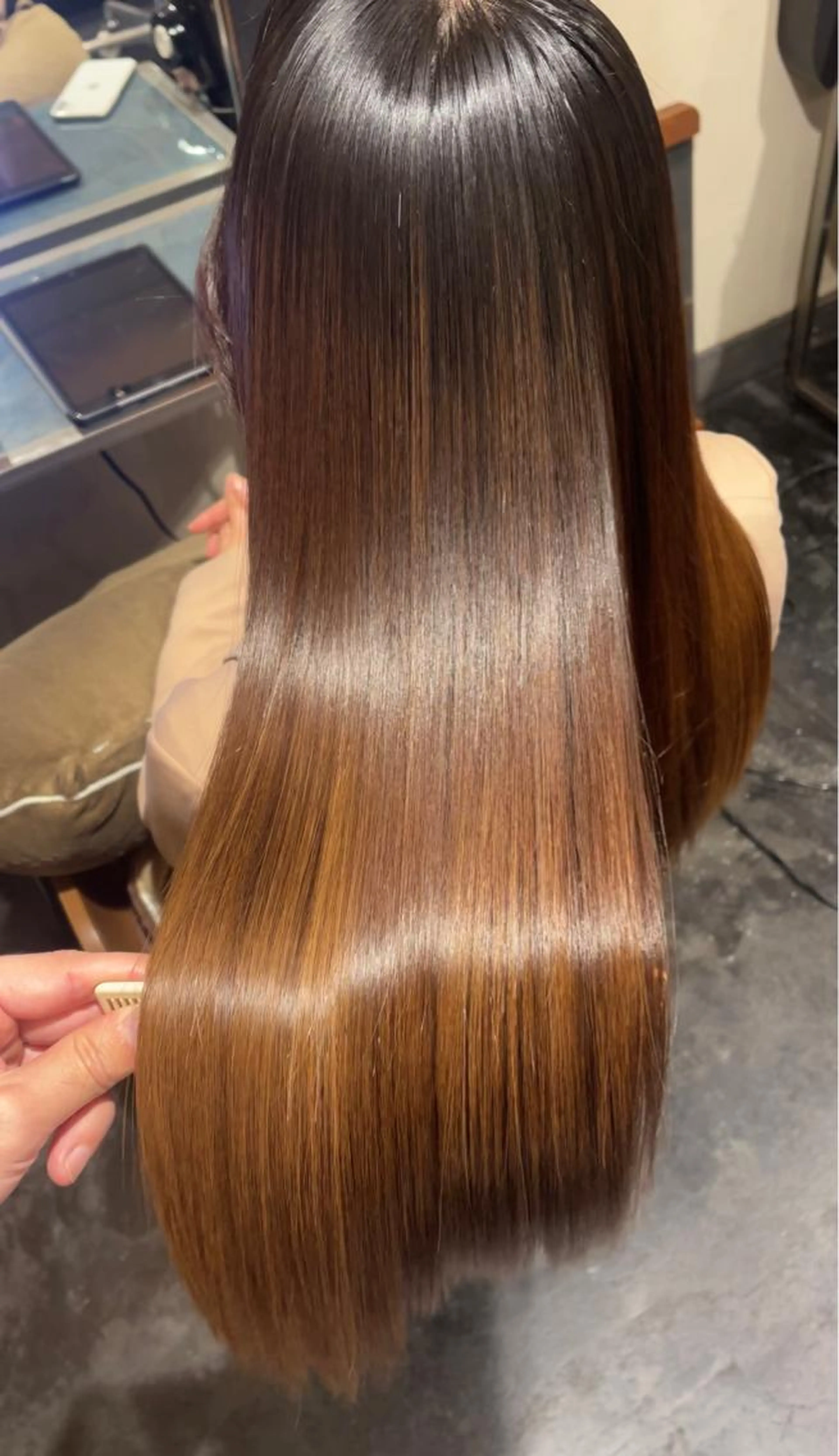 髪質改善トリートメントの写真