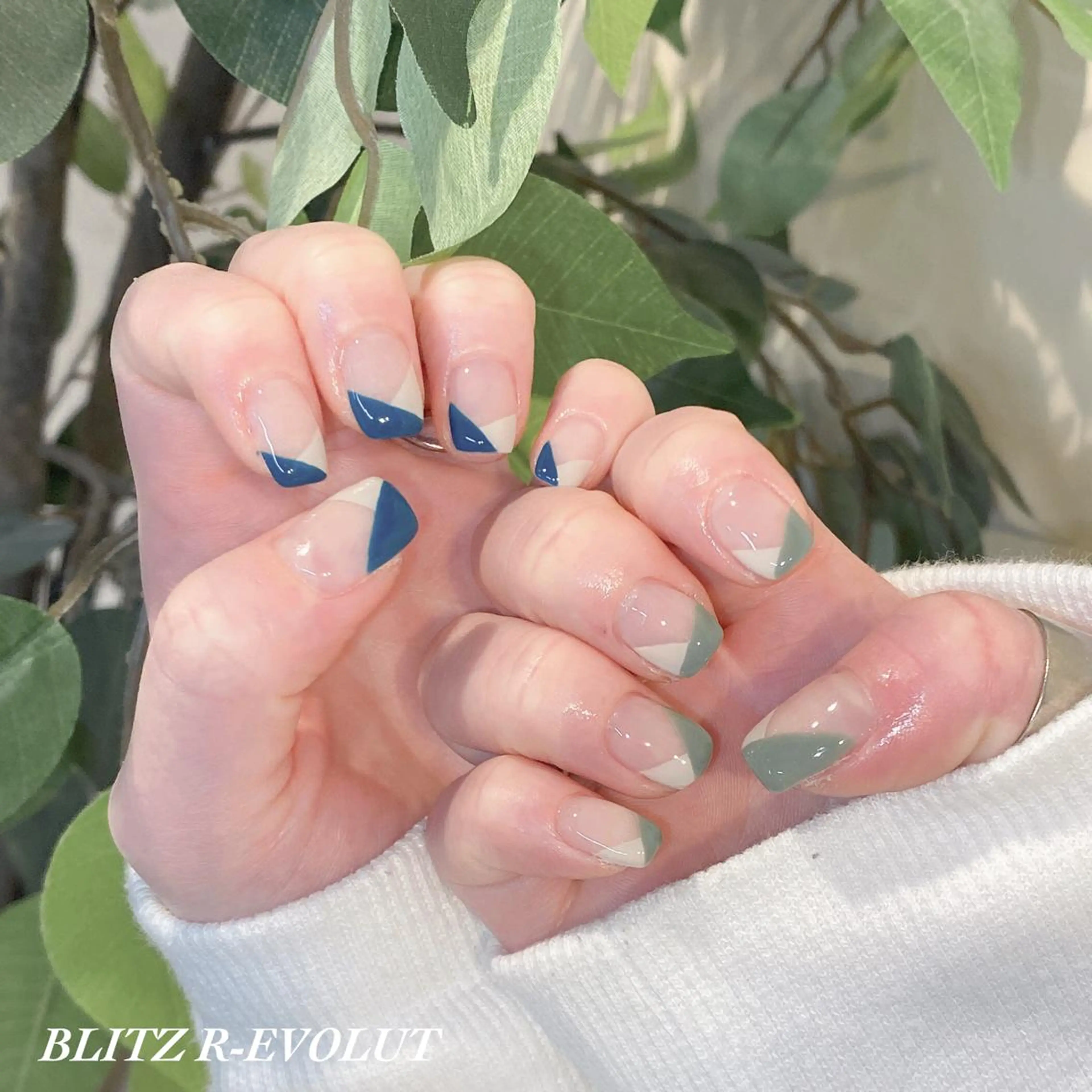 ネイル ハンドネイル ☁️BLITZ 🎀笠原雪音🎀のネイルデザイン