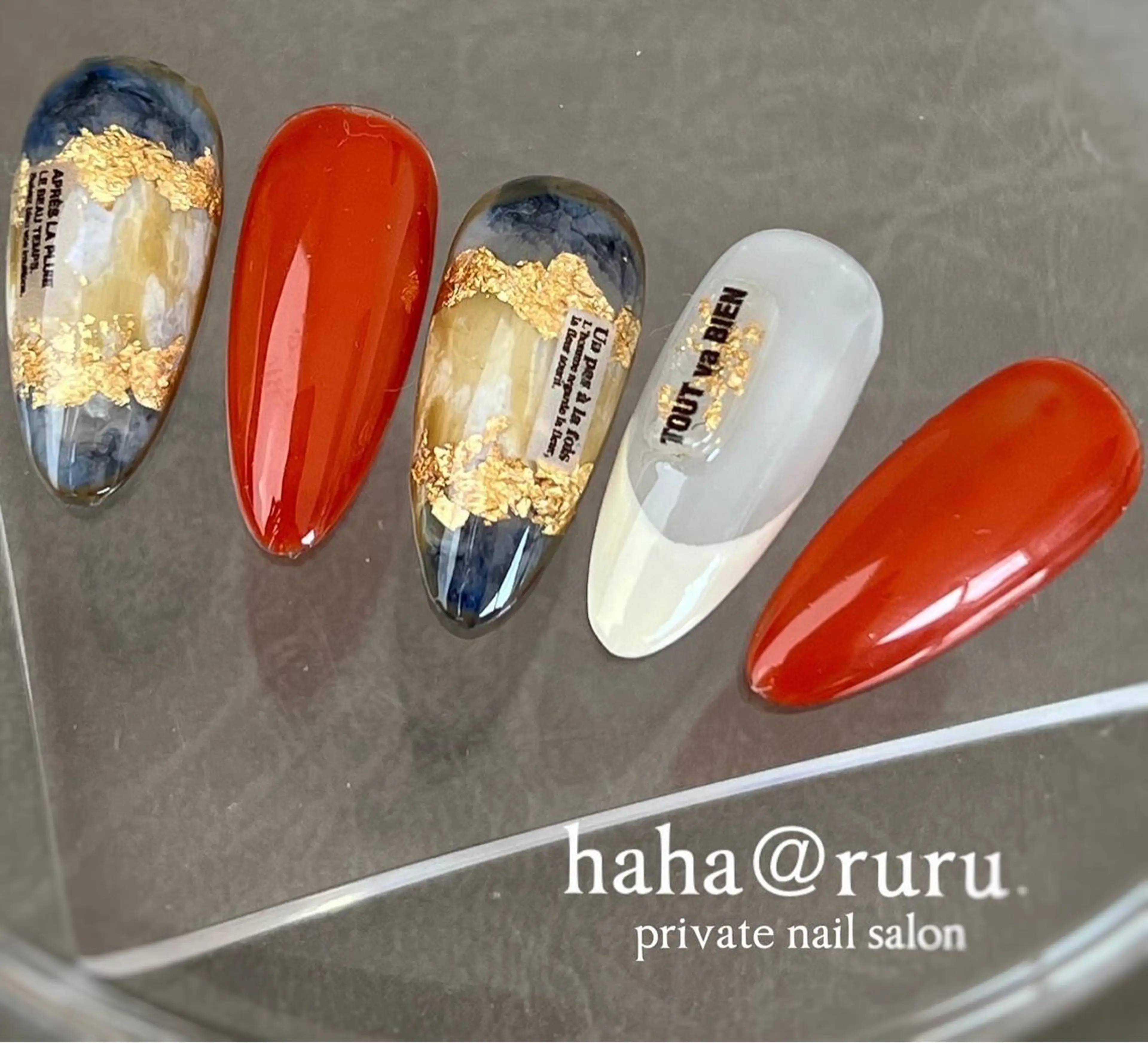 ネイル ニュアンスネイル haha@ ruruのネイルデザイン