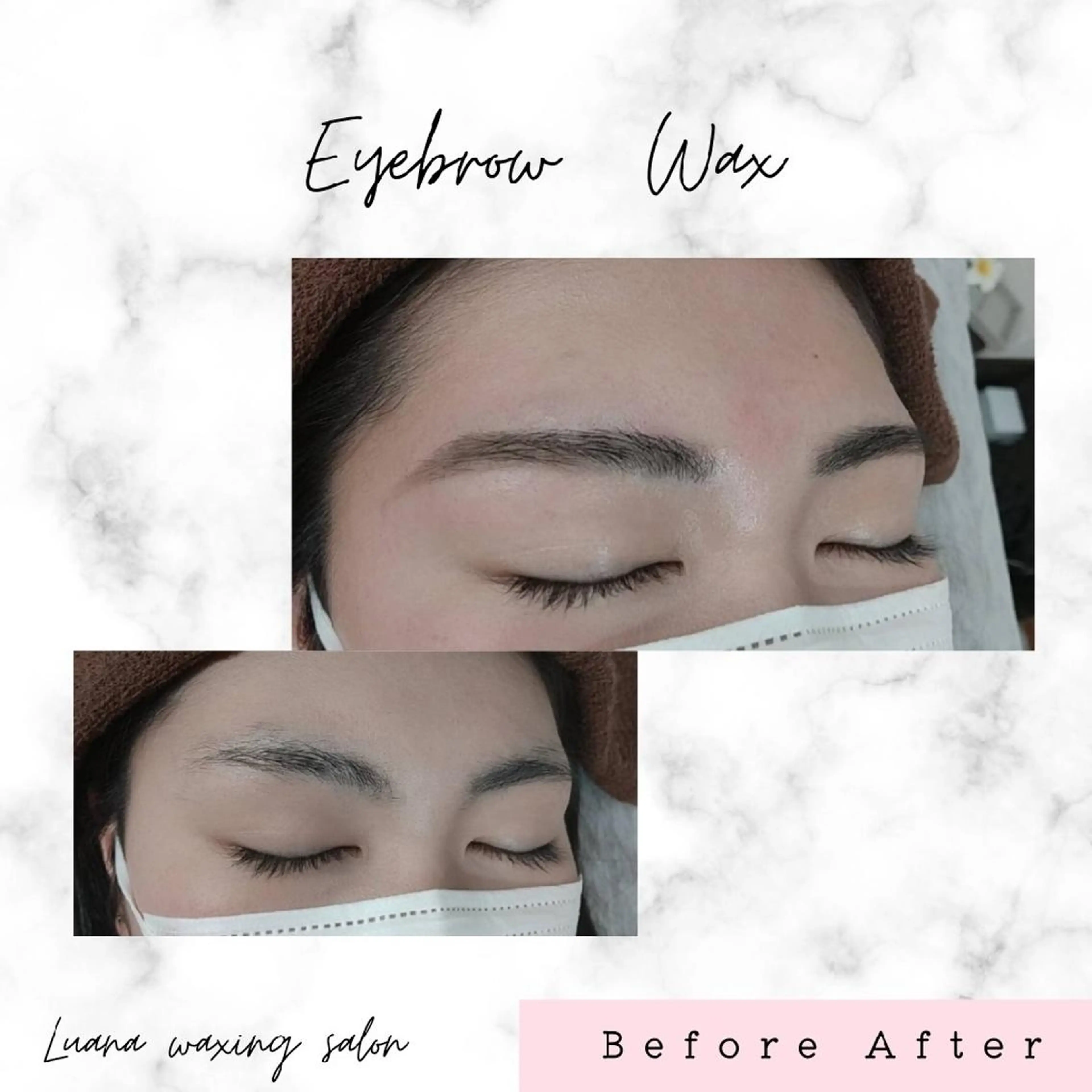 アイブロウ 眉毛ワックス脱毛 Luana waxing salon所属・Luana wax 🐚根本のエステ・リラクイメージ