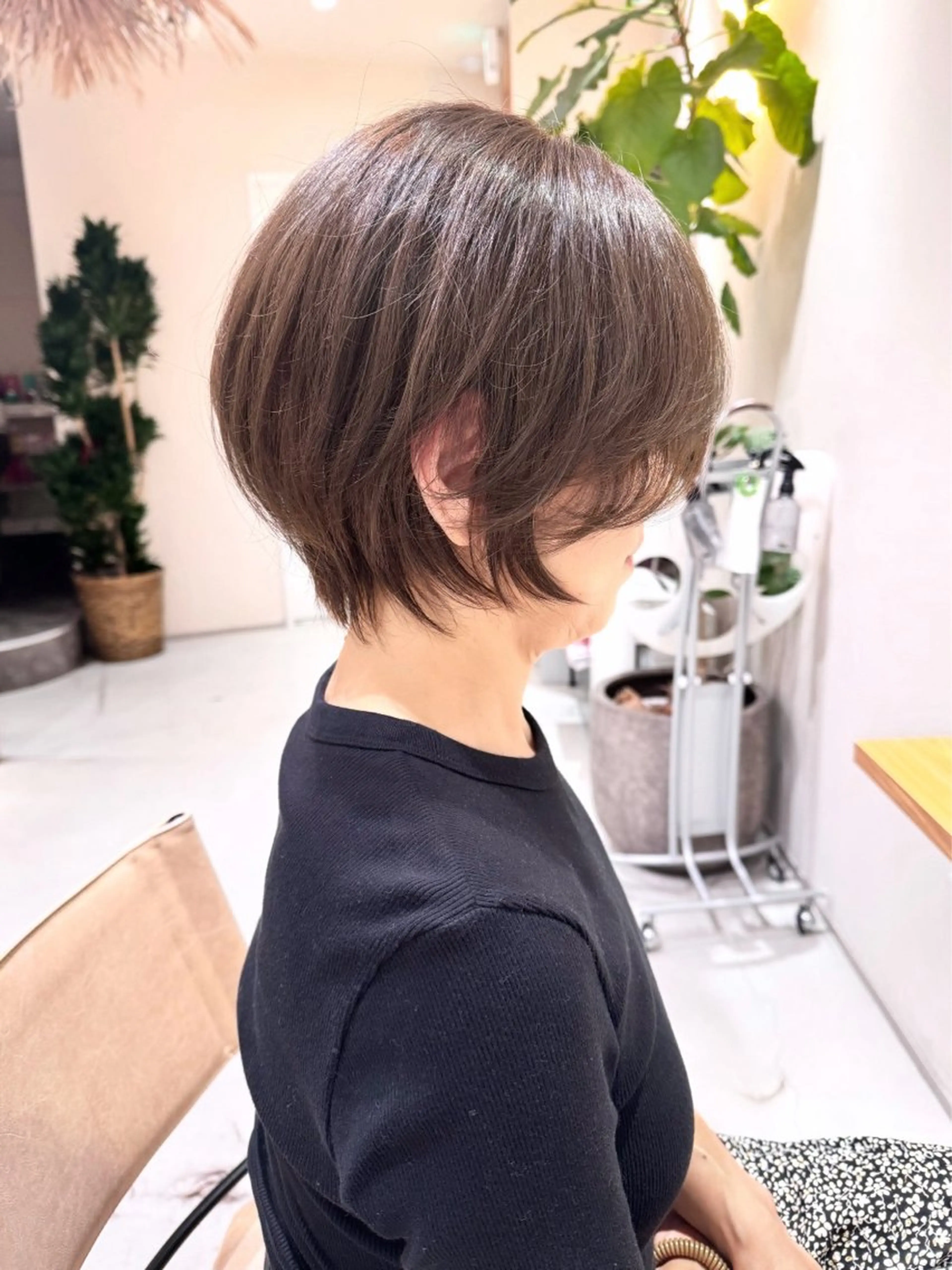ショート カラー カット ヘアカラー トリートメント Tamagawa Sakiのヘアスタイル