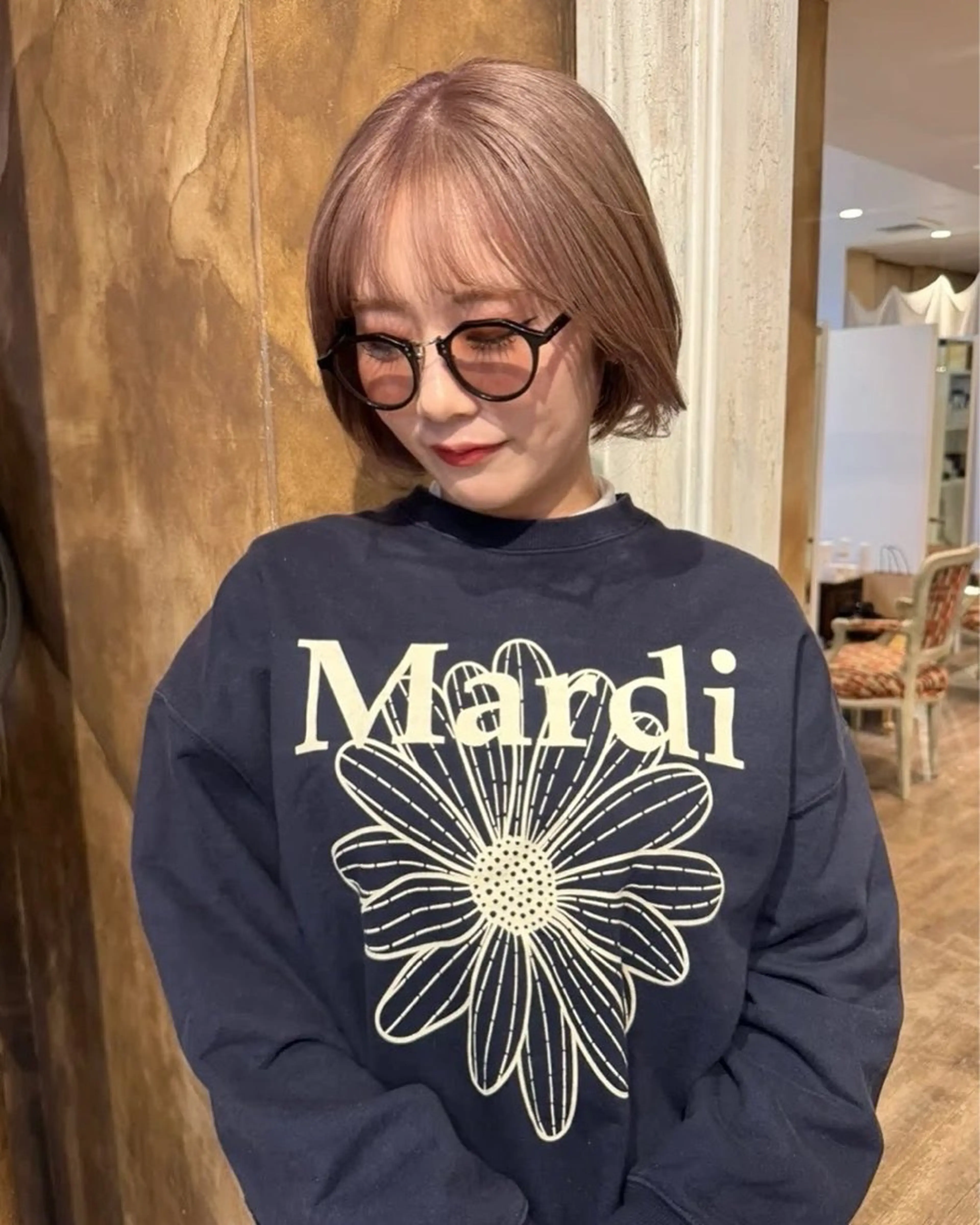 カラー ブリーチ ヘアカラー lot Karen / 心斎橋のヘアスタイル