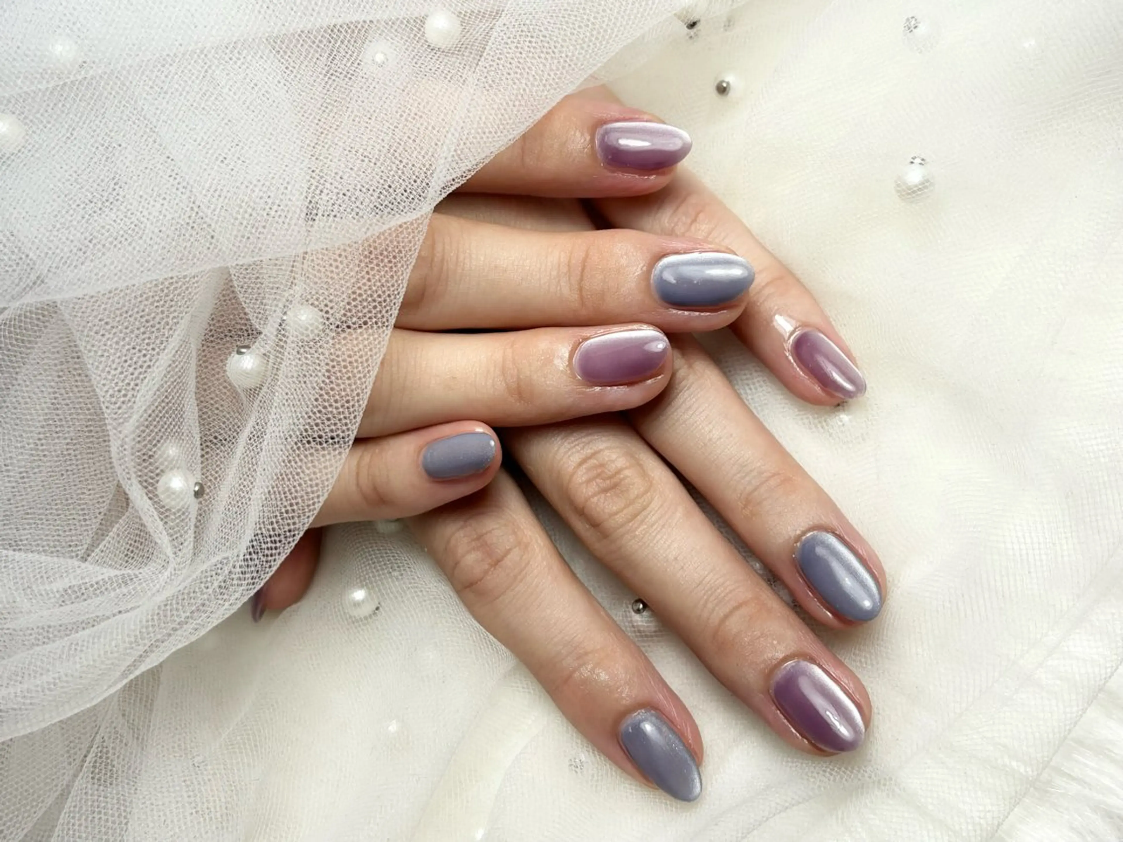 ネイル マグネットネイル ハンドネイル MIKA ♡のネイルデザイン