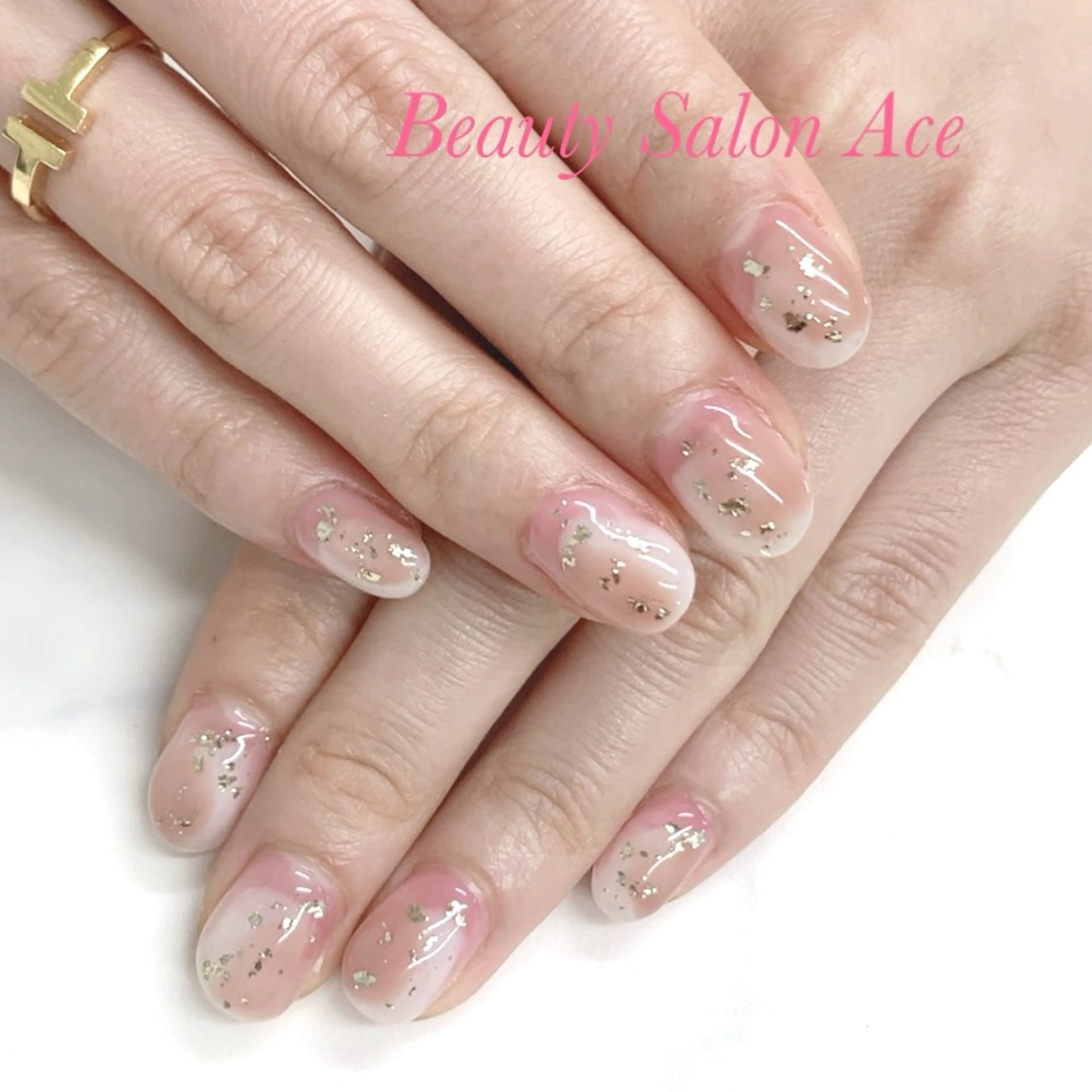 ネイル メンズネイル ニュアンスネイル ハンドネイル Beauty Salon Ace（ネイルサロン　エース）所属・池袋フィルイン Ace♡長さだしのネイルデザイン