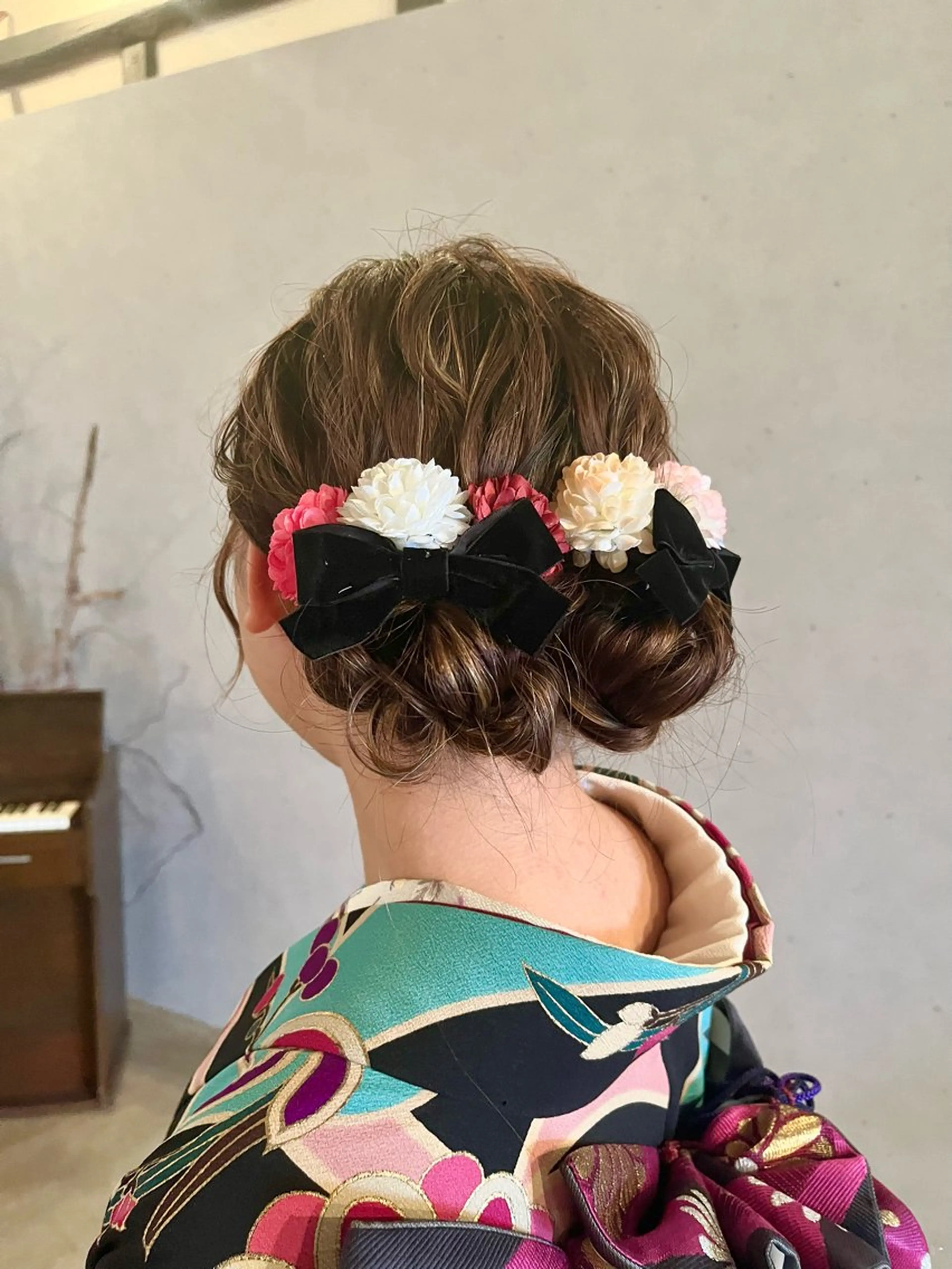 成人振袖着付け+ヘアメイクの写真