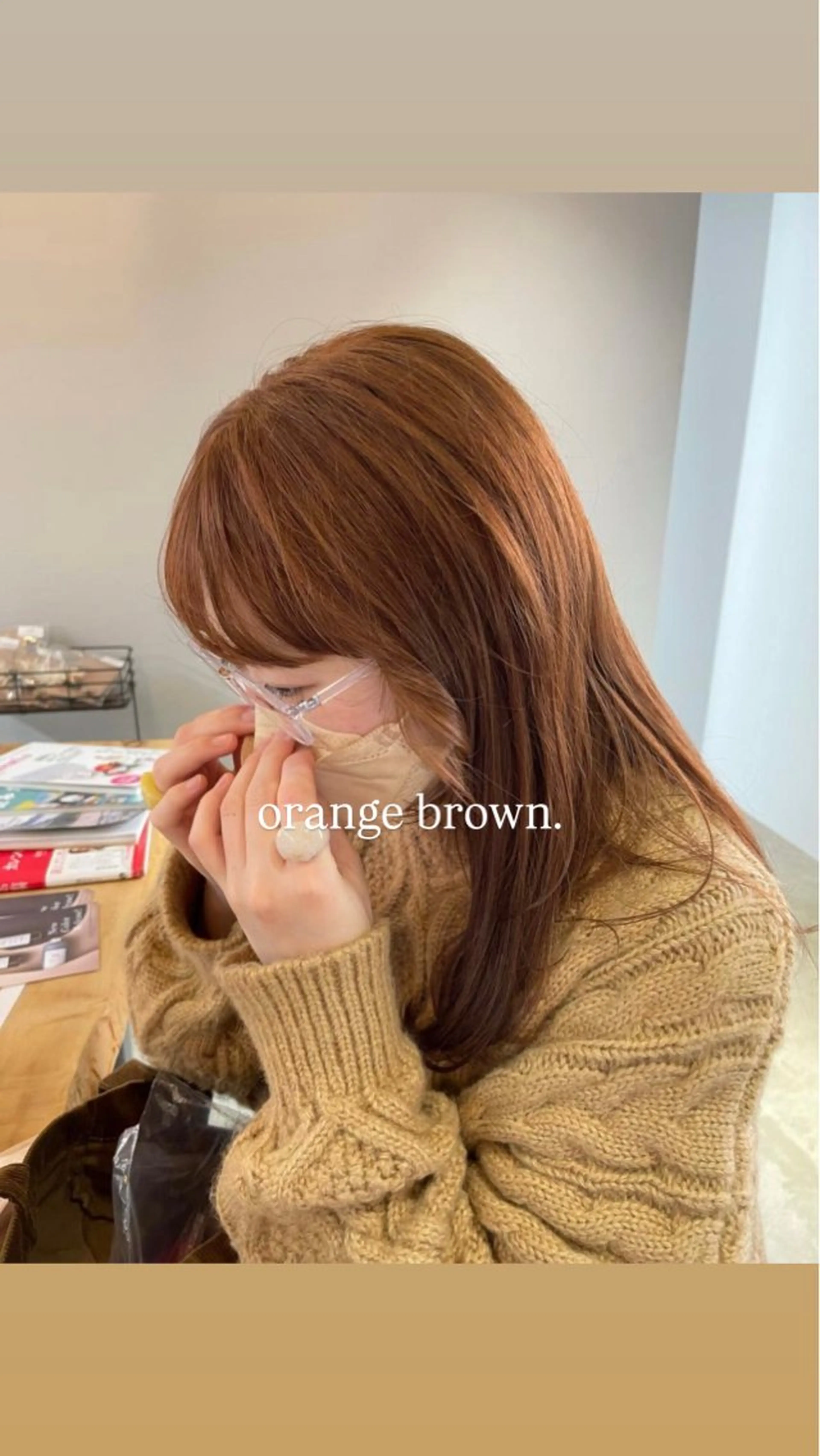 ミディアム カラー ブリーチ ダブルカラー ブリーチなしカラー カット ヘアカラー ROCCOeast Rukaのヘアスタイル