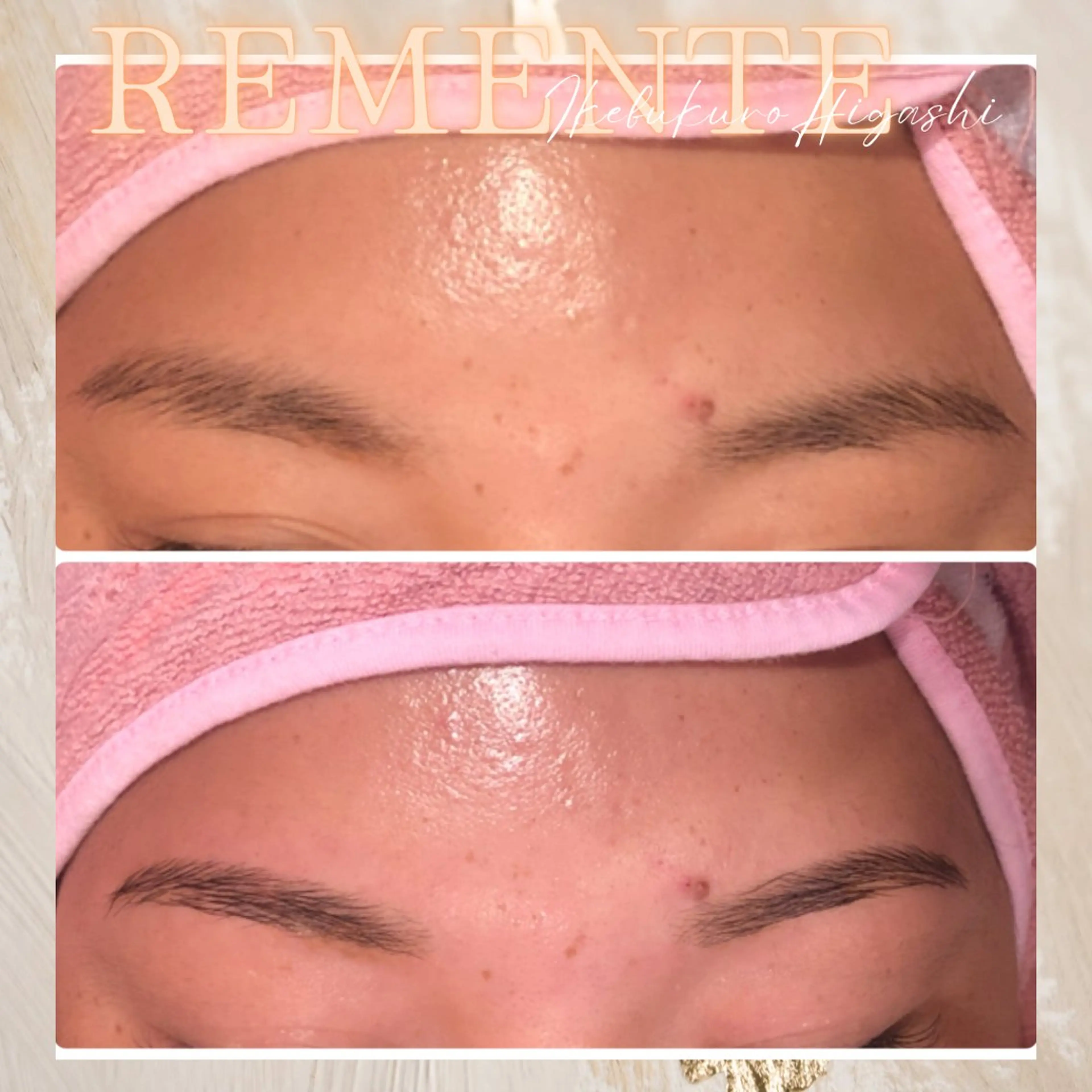 ハリウッドアイブロウ 眉毛ワックス×パーマ 黄金比測って垢抜け！　口コミ書いてくださる方限定でこの金額に！⭐️の写真