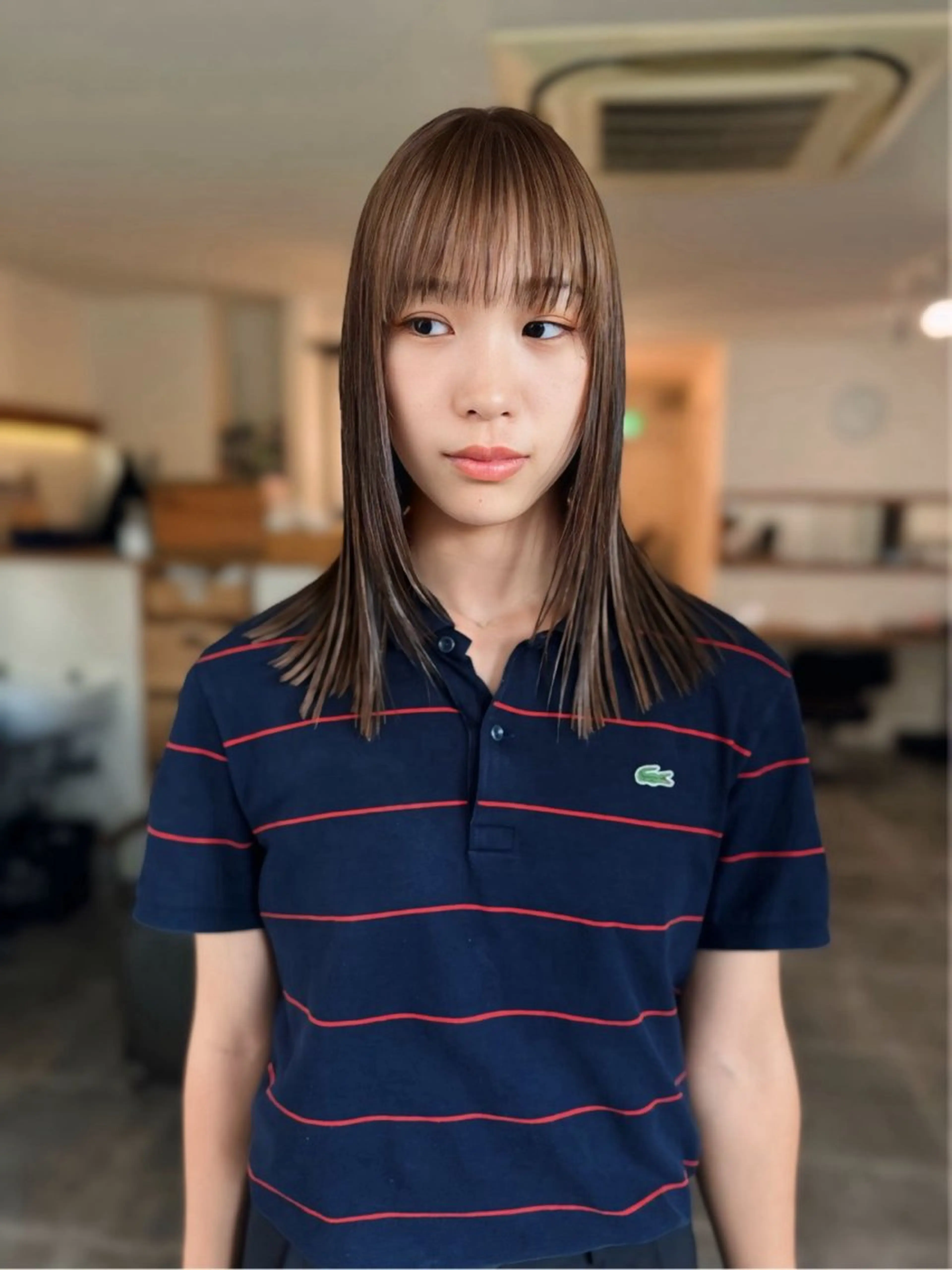 ミディアム カラー 梅田  illfrere 所属・イルフレール ryuのヘアスタイル