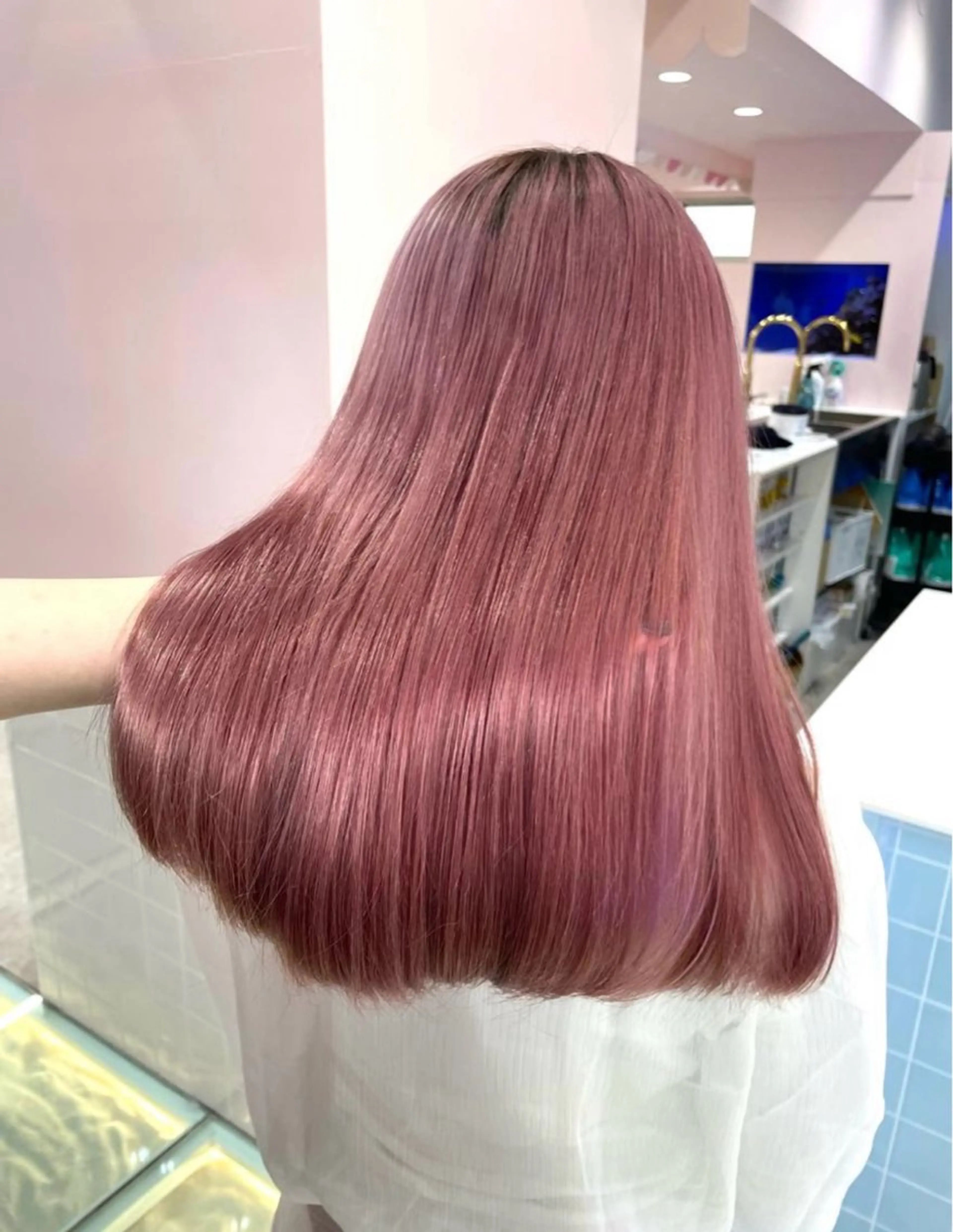 ❤️‍🔥⁉️ダメージ9割カット⁉️❤️‍🔥【ケアブリーチ➕カラー➕キューティクルトリートメント】の写真