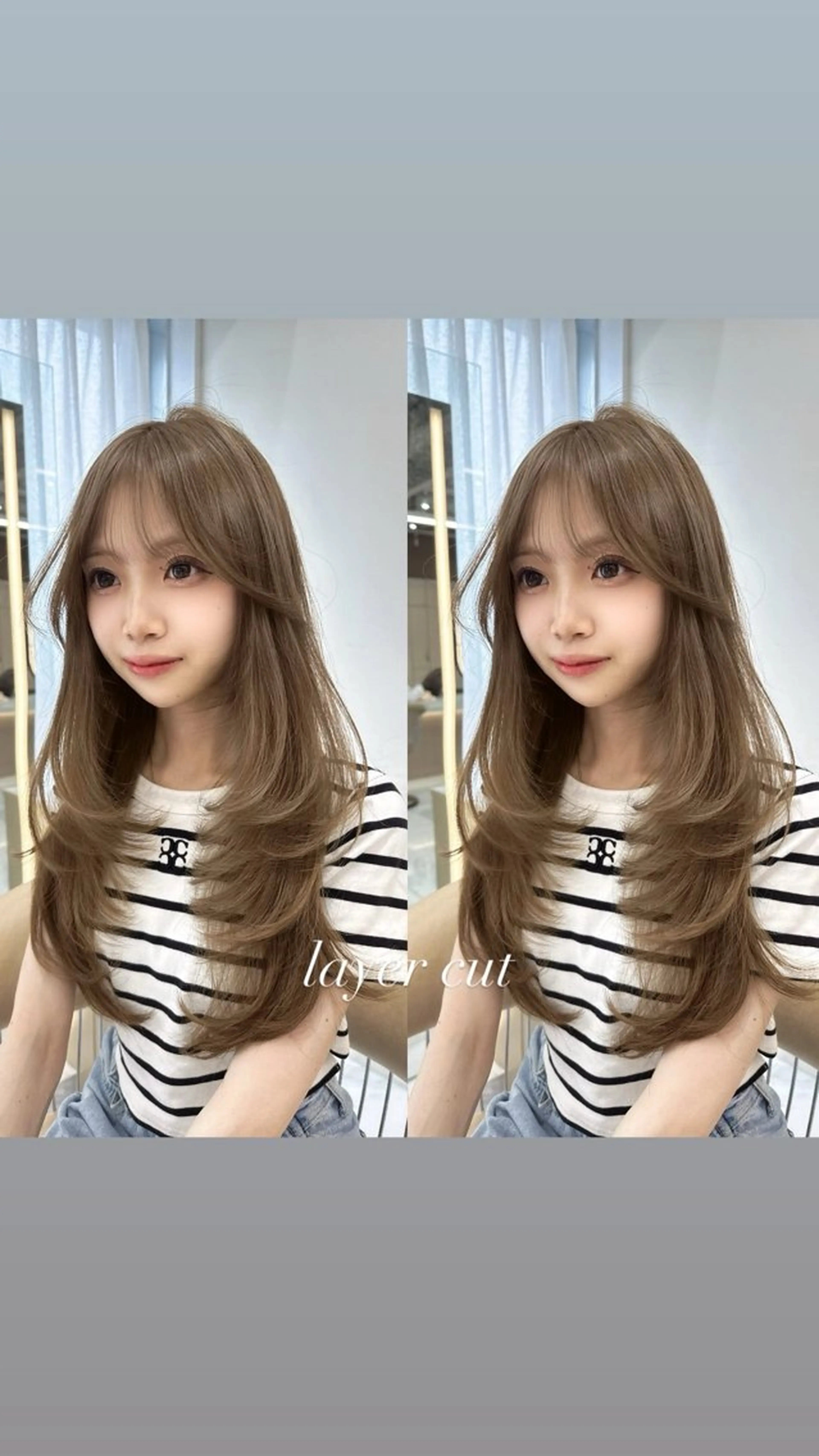 ロング カラー レイヤー ♡Miku♡のヘアスタイル