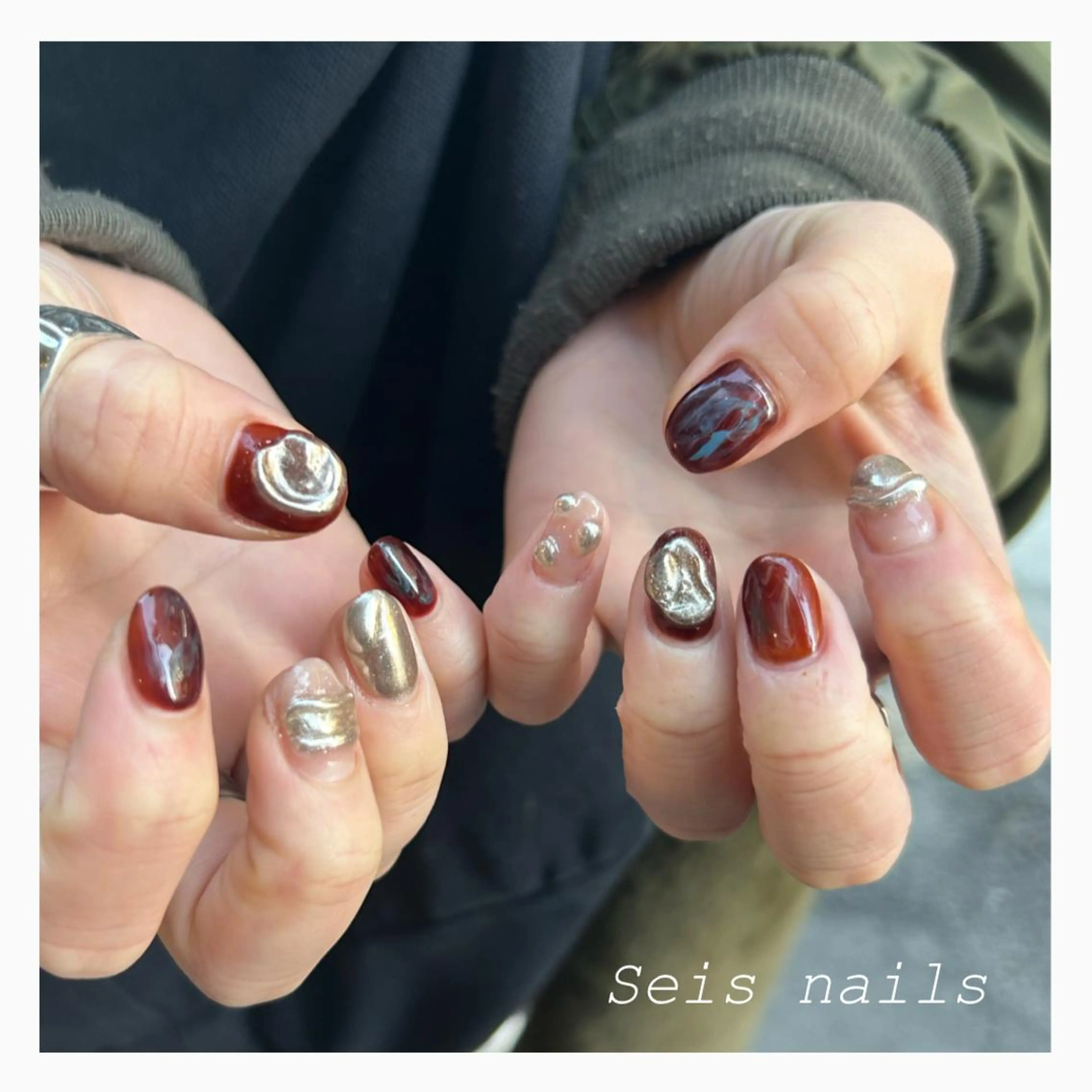 ネイル ハンドネイル Seis Shihoのネイルデザイン