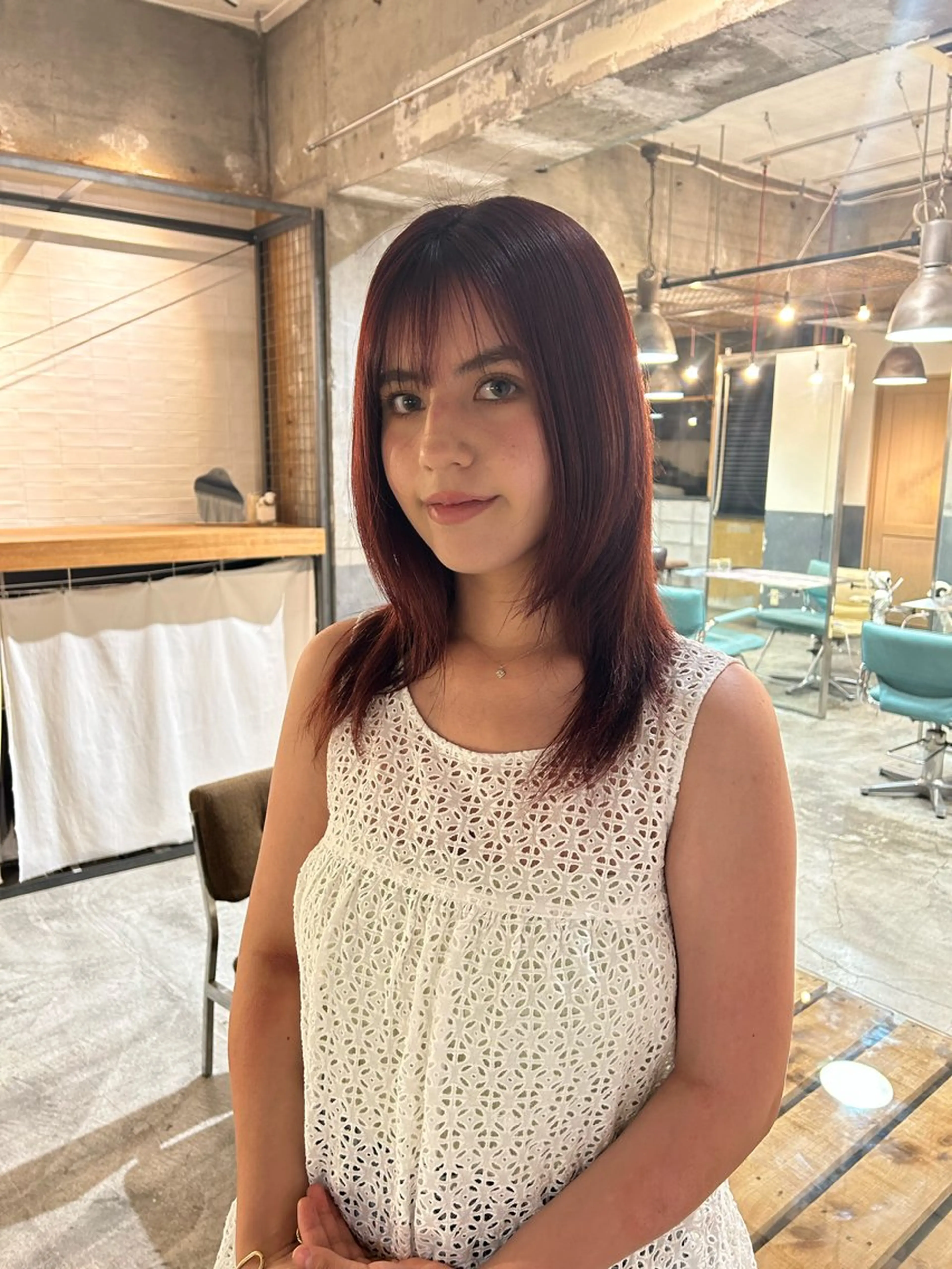 ロング カラー ブリーチ ブリーチなしカラー ヘアカラー トリートメント ショートカット募集中 /NAGISAのヘアスタイル