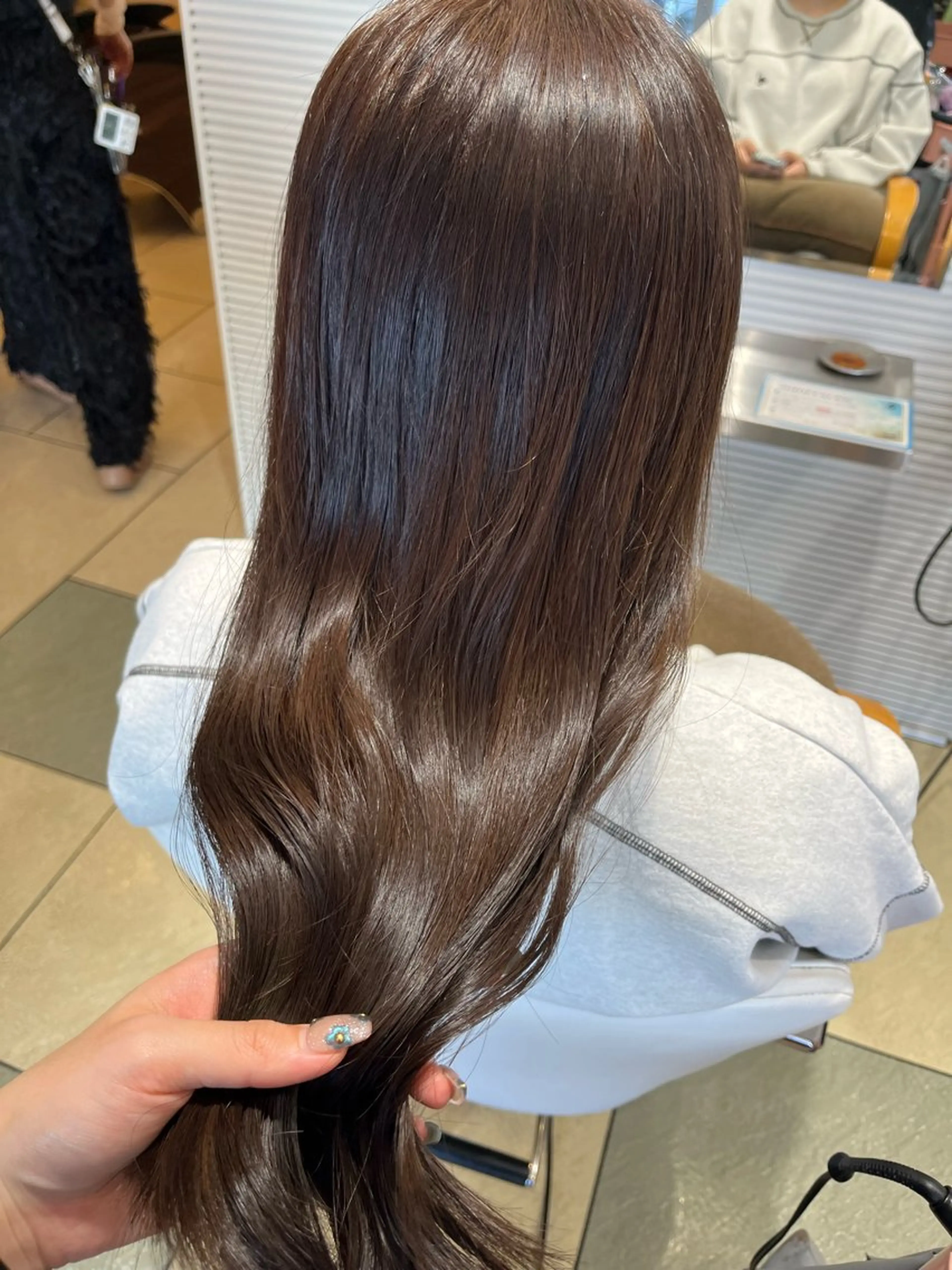 セミロング ボヌールソレイユ所属・☁️彦坂唯有/ 透明感カラー☁️のヘアスタイル