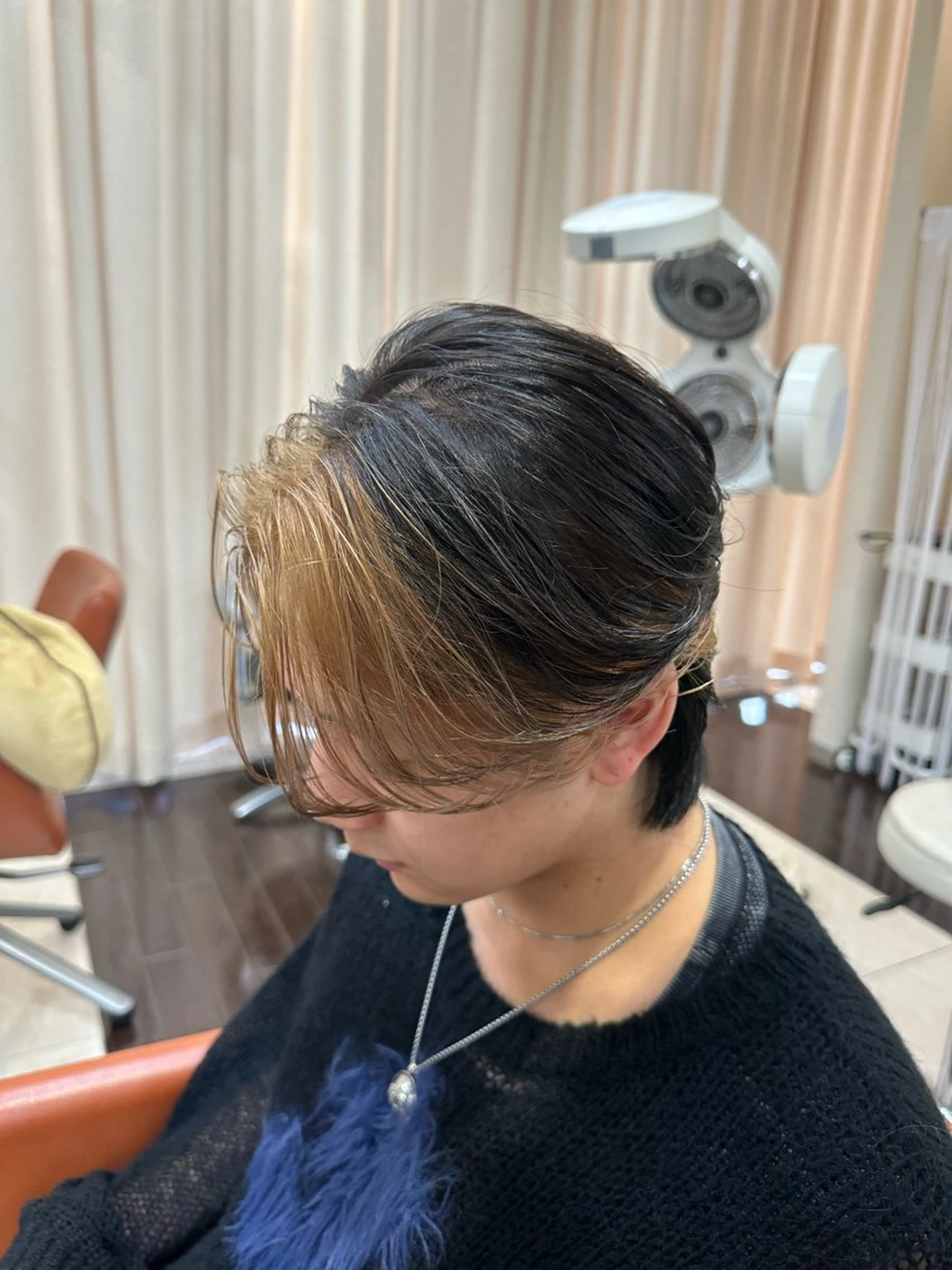 ショート カラー パーマ メンズ メンズパーマ ミストバング  フェイスフレーミング ニュアンスパーマ カット パーマ 毎月230人担当/ メンズヘア/清和武虎のヘアスタイル