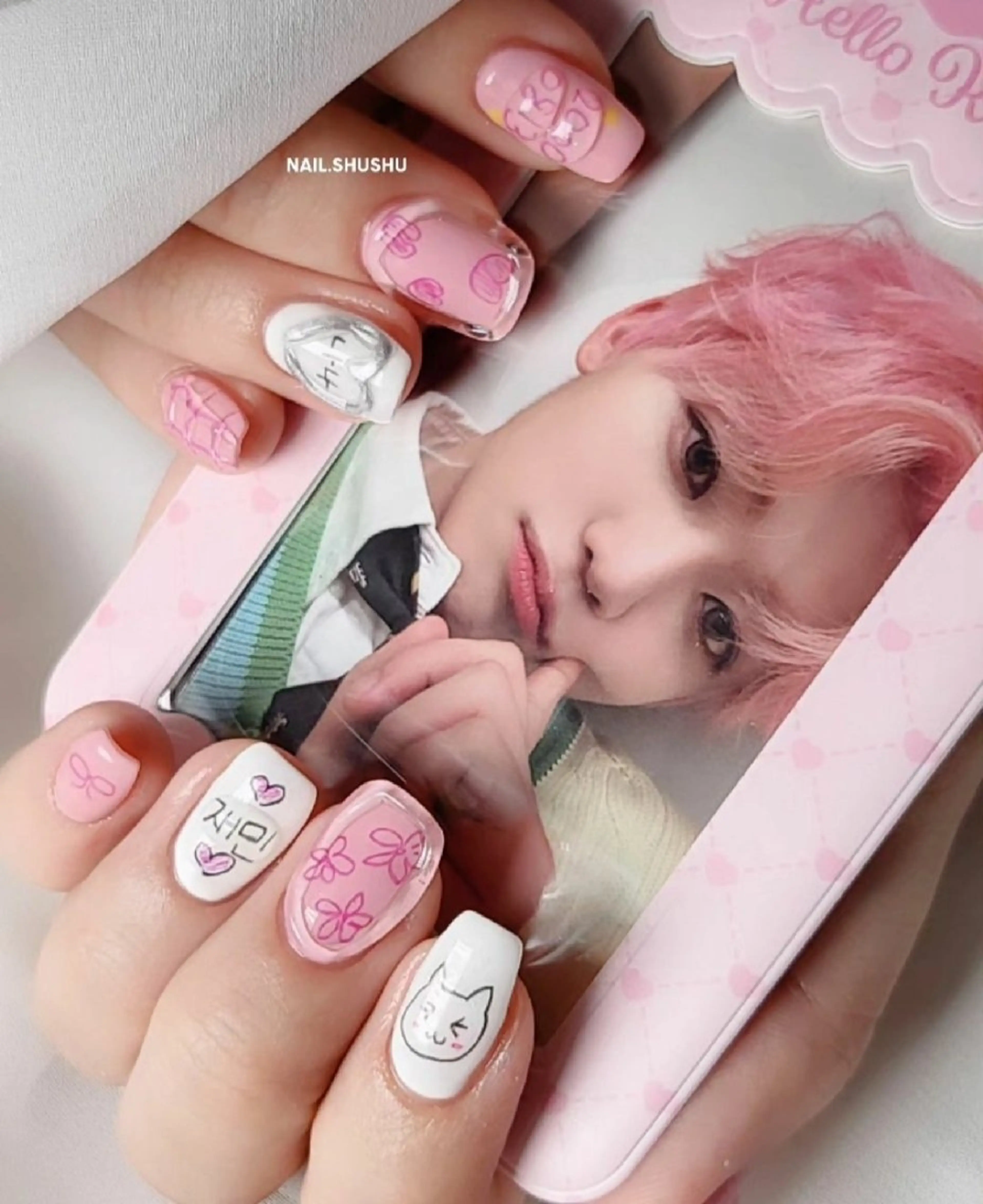 ネイル 持ち込み ニュアンスネイル ワンカラーネイル シンプルネイル 夏ネイル 3dパーツ/流行り 👧shushu❤️のネイルデザイン